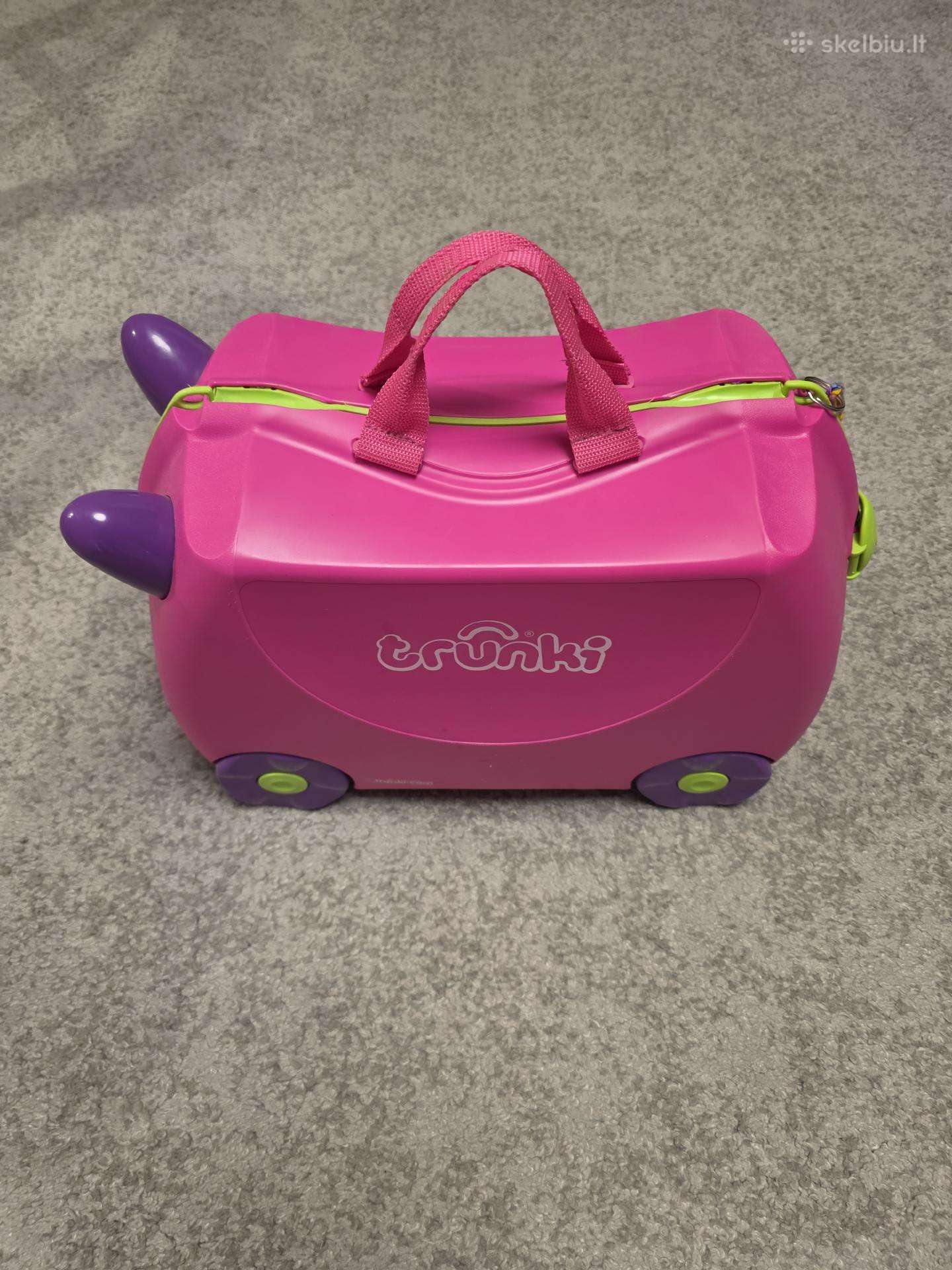 Vaikiškas lagaminas Trunki Trixie rožinis