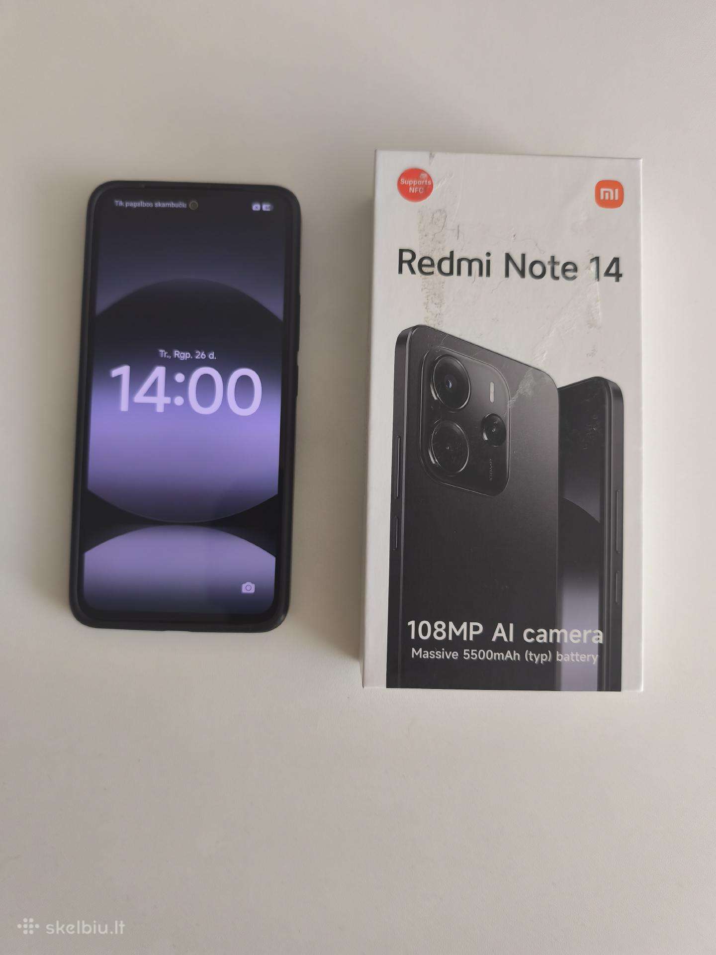 Telefonas Xiaomi Redmi Note 14 Telefonai