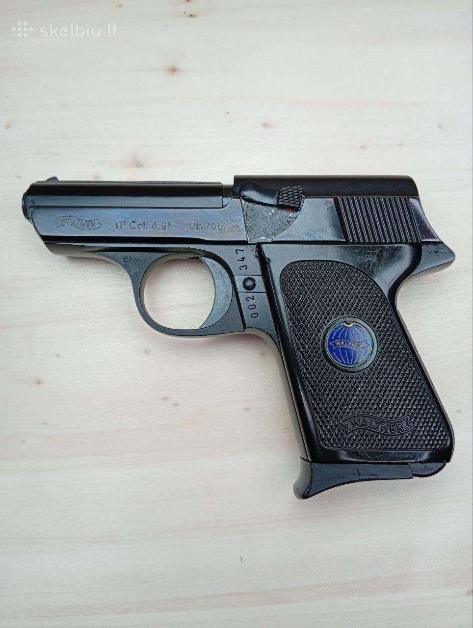 Pistoletas Walther Tp 6,35 mm Browning