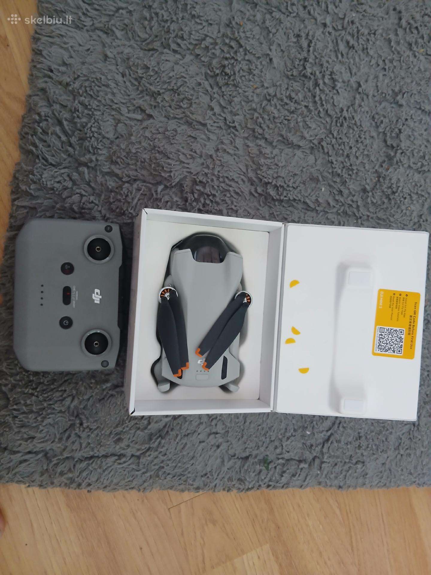 Dronas dji mini 3 su defeksu kameros bet veikia