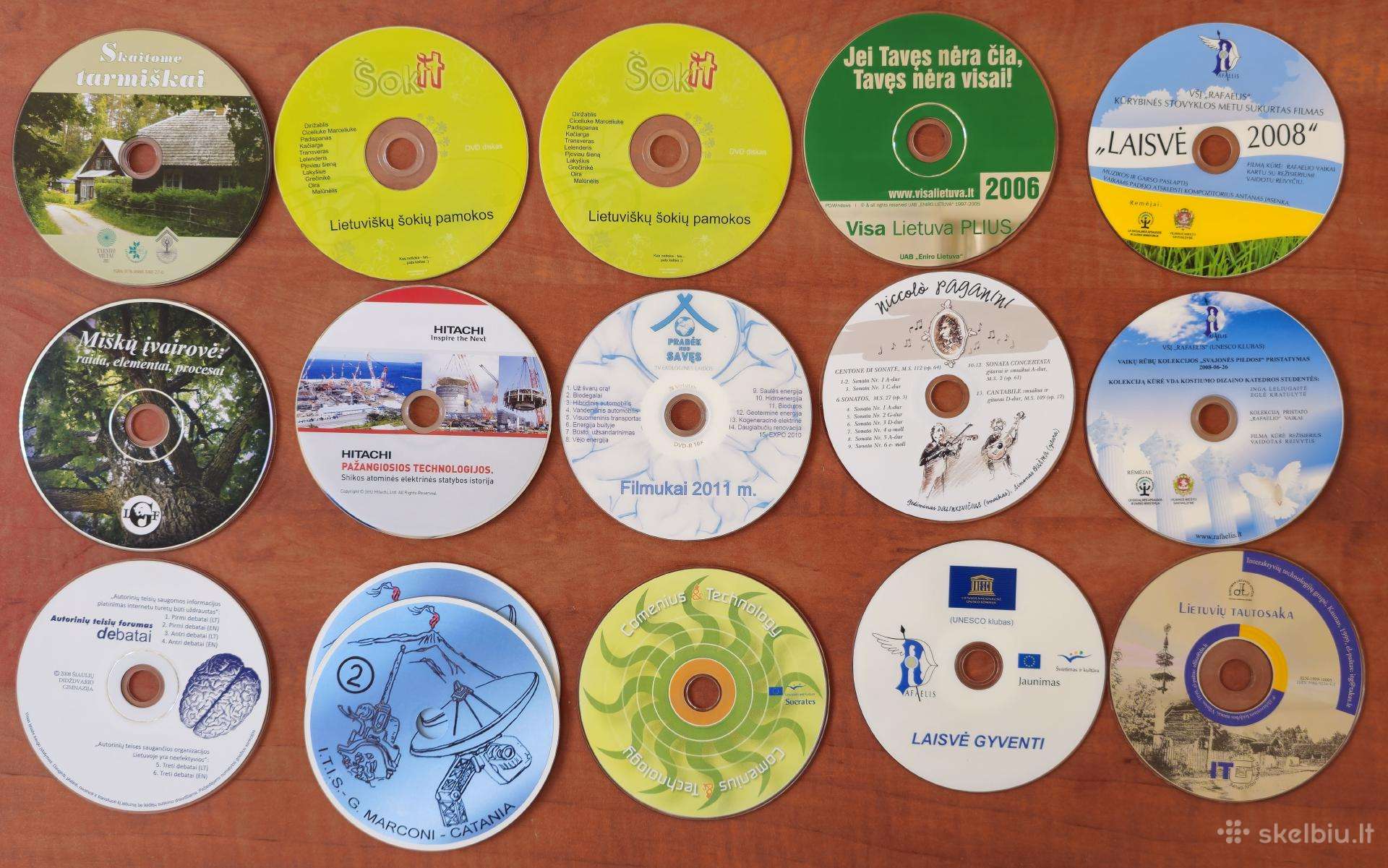 Įvairus antikvariniai CD diskai. Kaina nuo 2 eur.