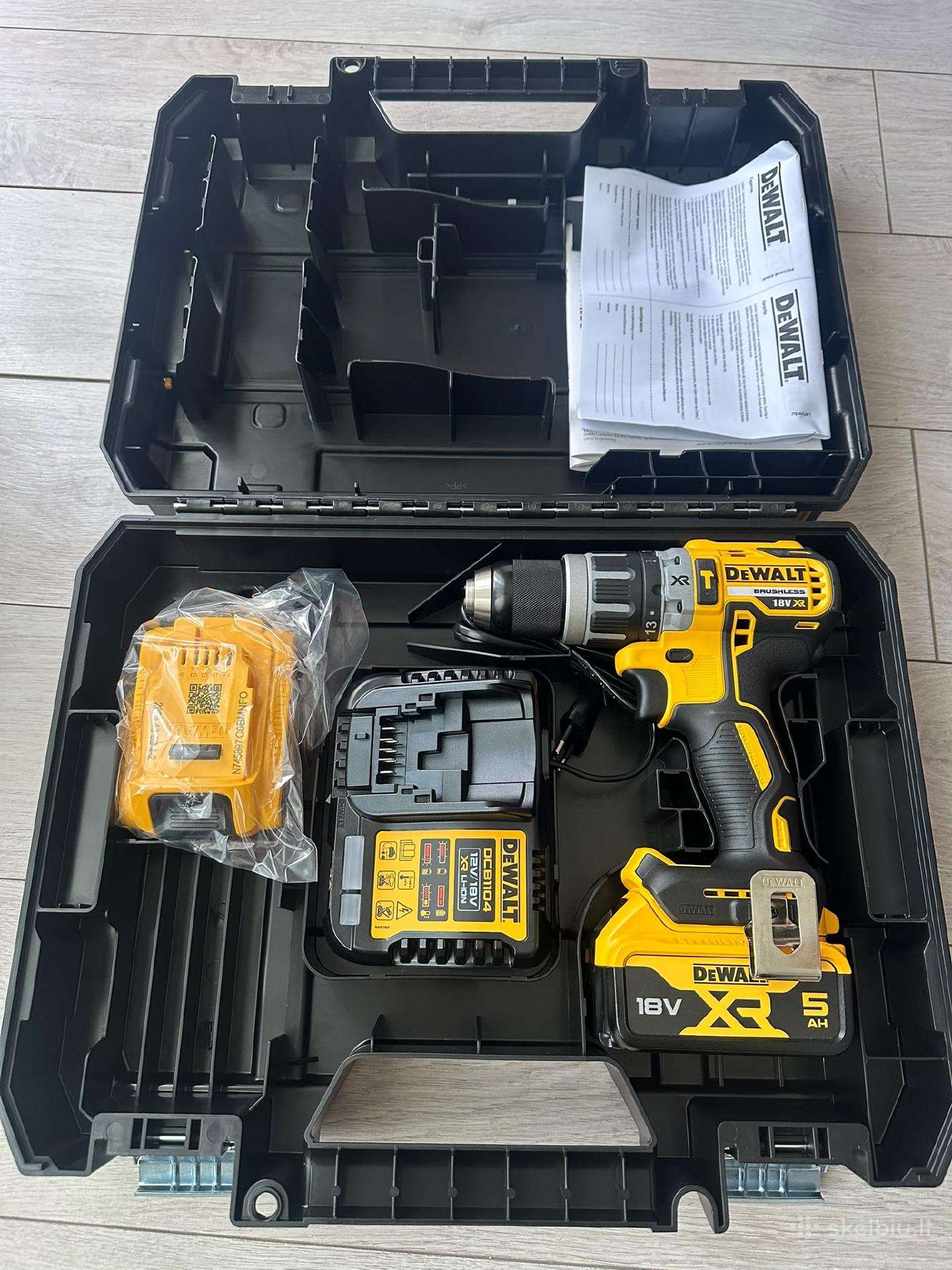 Naujas suktuvas Dewalt Dcd791p2