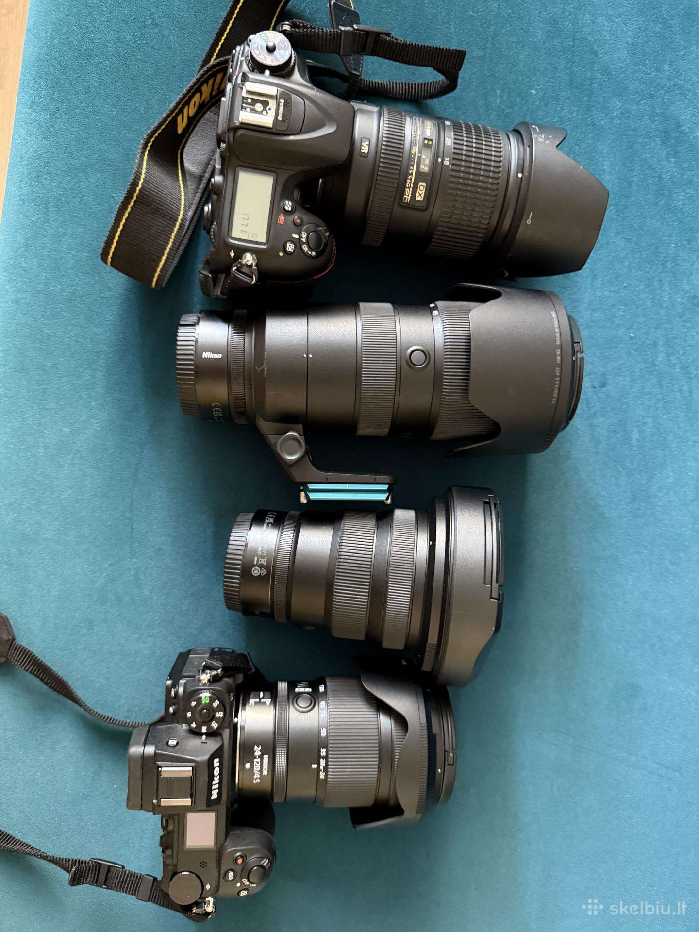 Nikon Z 6 II ir nikkor komplektai
