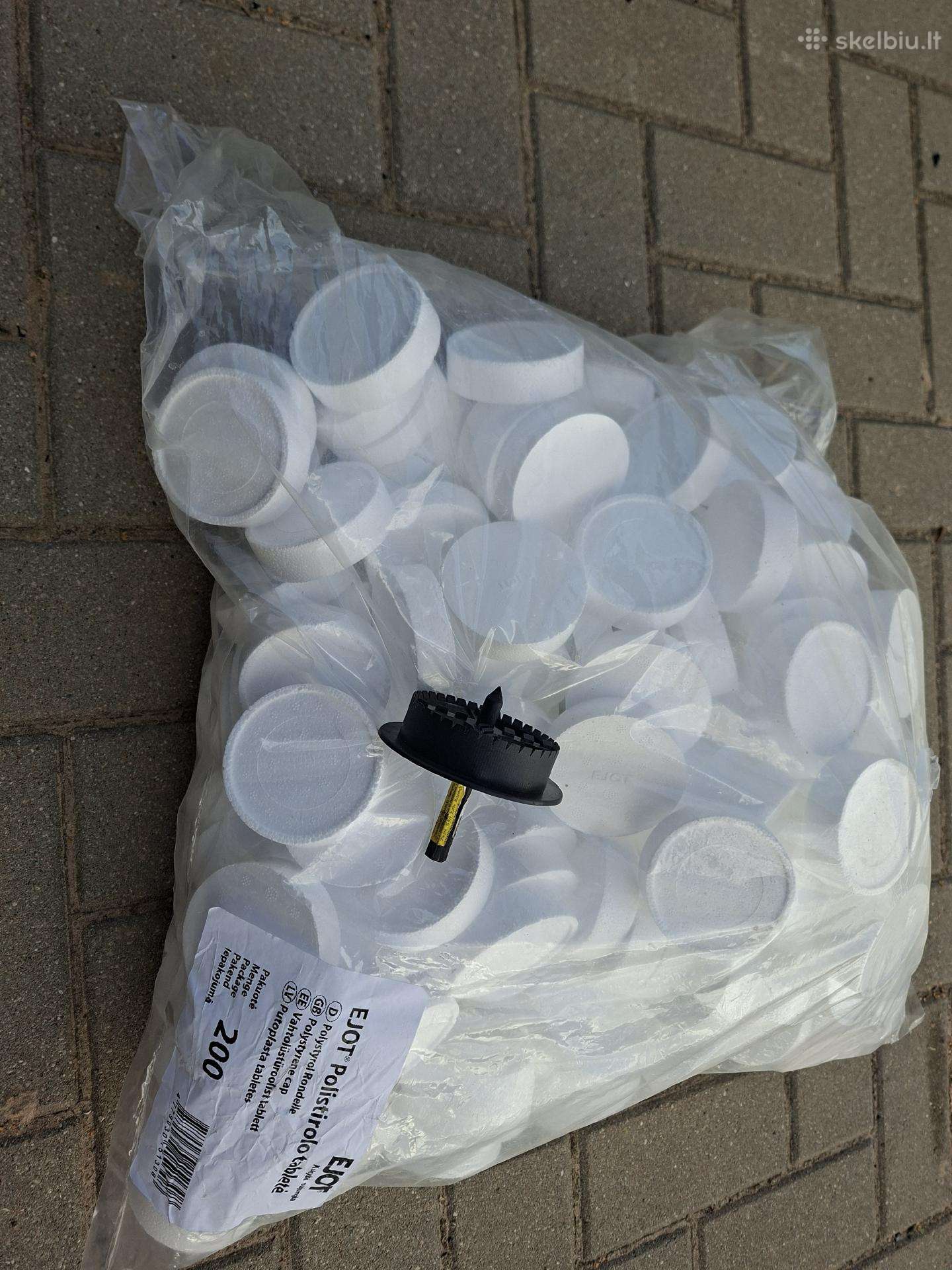 Polistirolo eps tabletės, freza 68mm