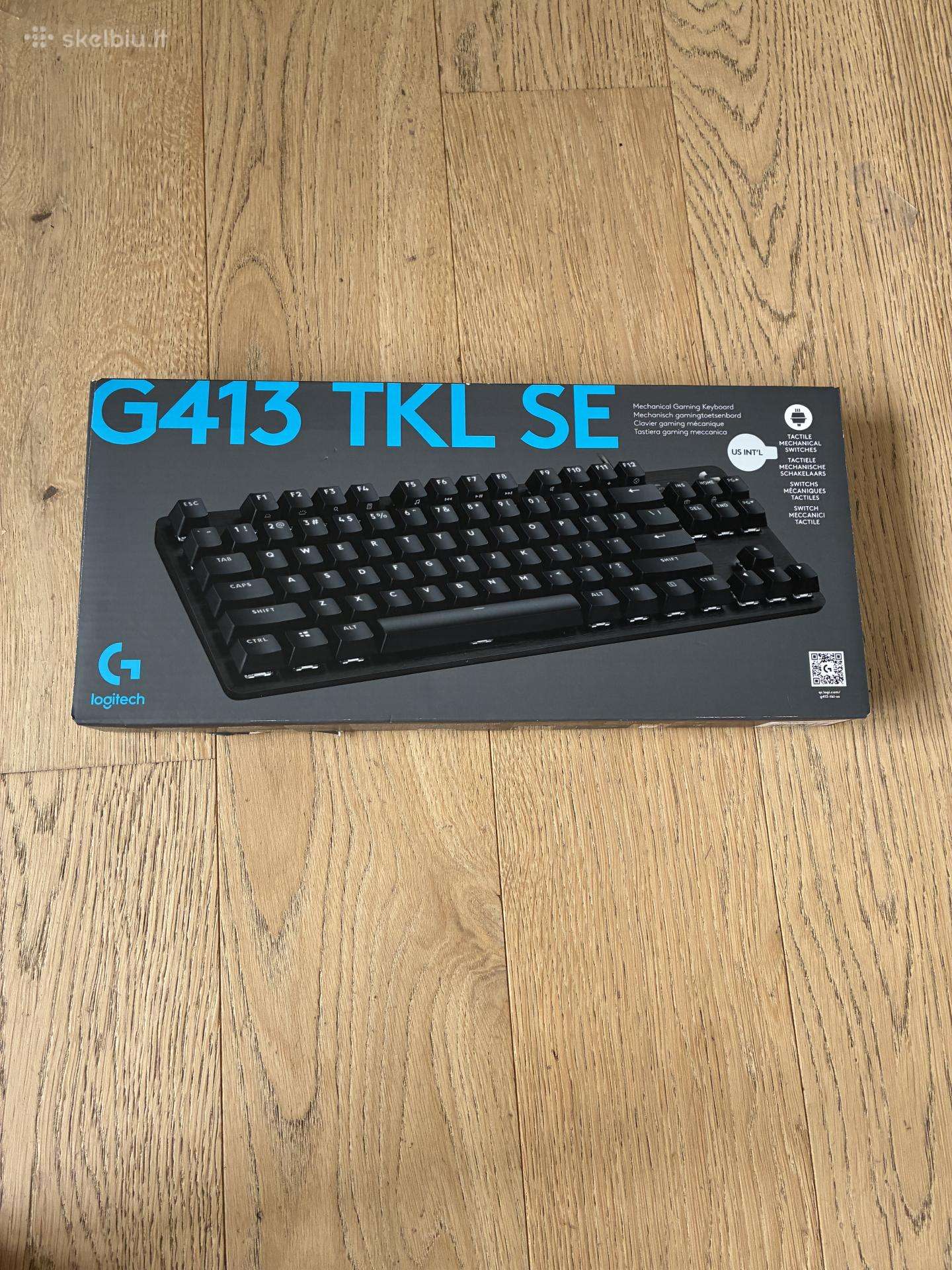 Mažai naudota žaidimų klaviatūra Logitech G413 Tkl