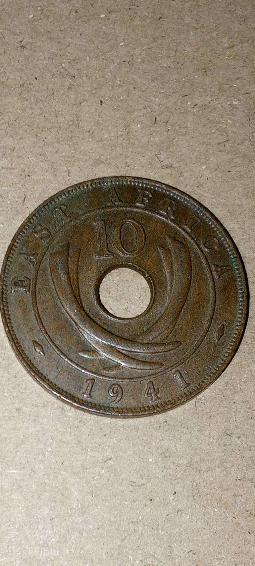 Rytų Afrika 10 centų 1941
