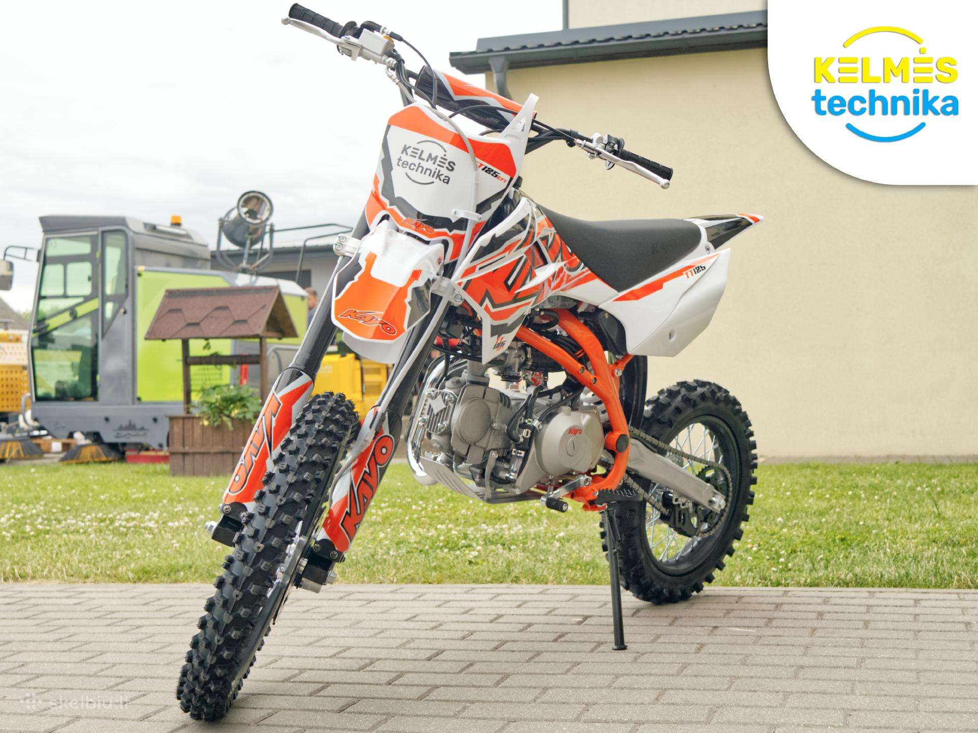 Vaikiškas krosinis motociklas Kayo Tt125 Efi