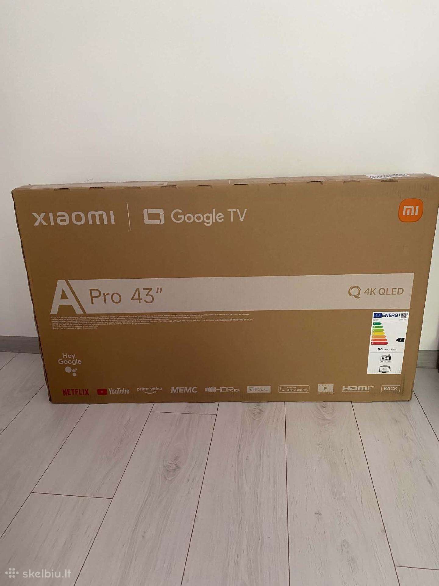 Televizorius Xiaomi Qled A Pro 4k 2026, 43"