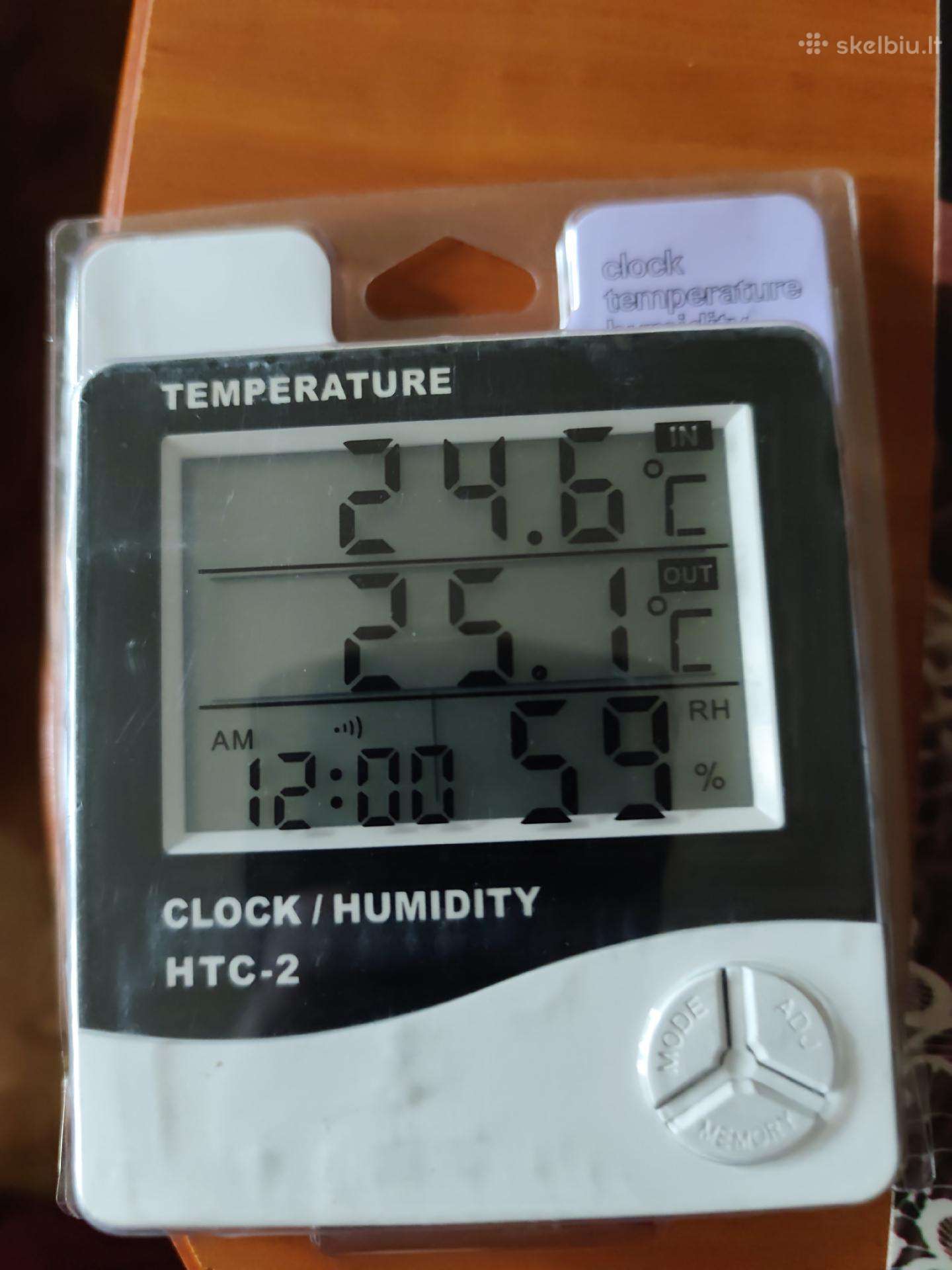 Skaitmeninis termometras-higrometras HTC-2