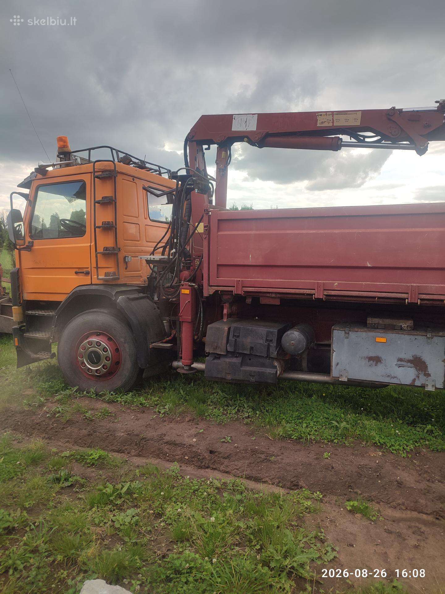 Scania 93, dumpers with crane