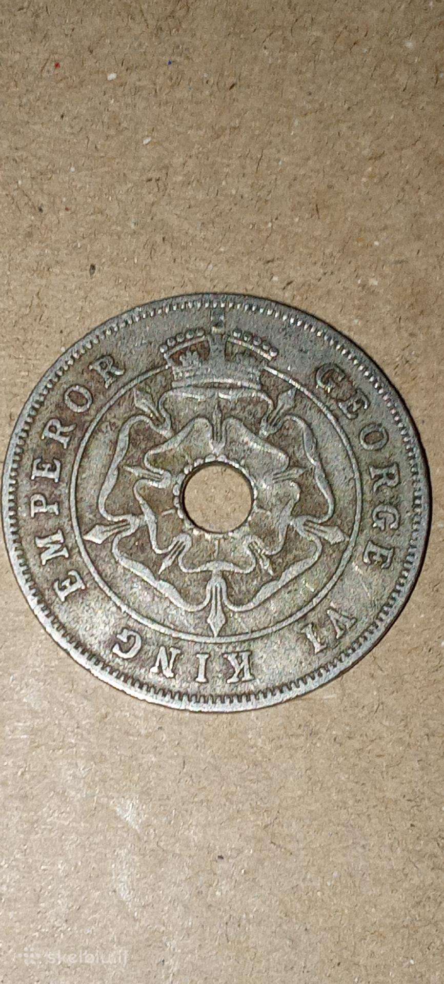 Pietų Rodezija 1 pensas 1937
