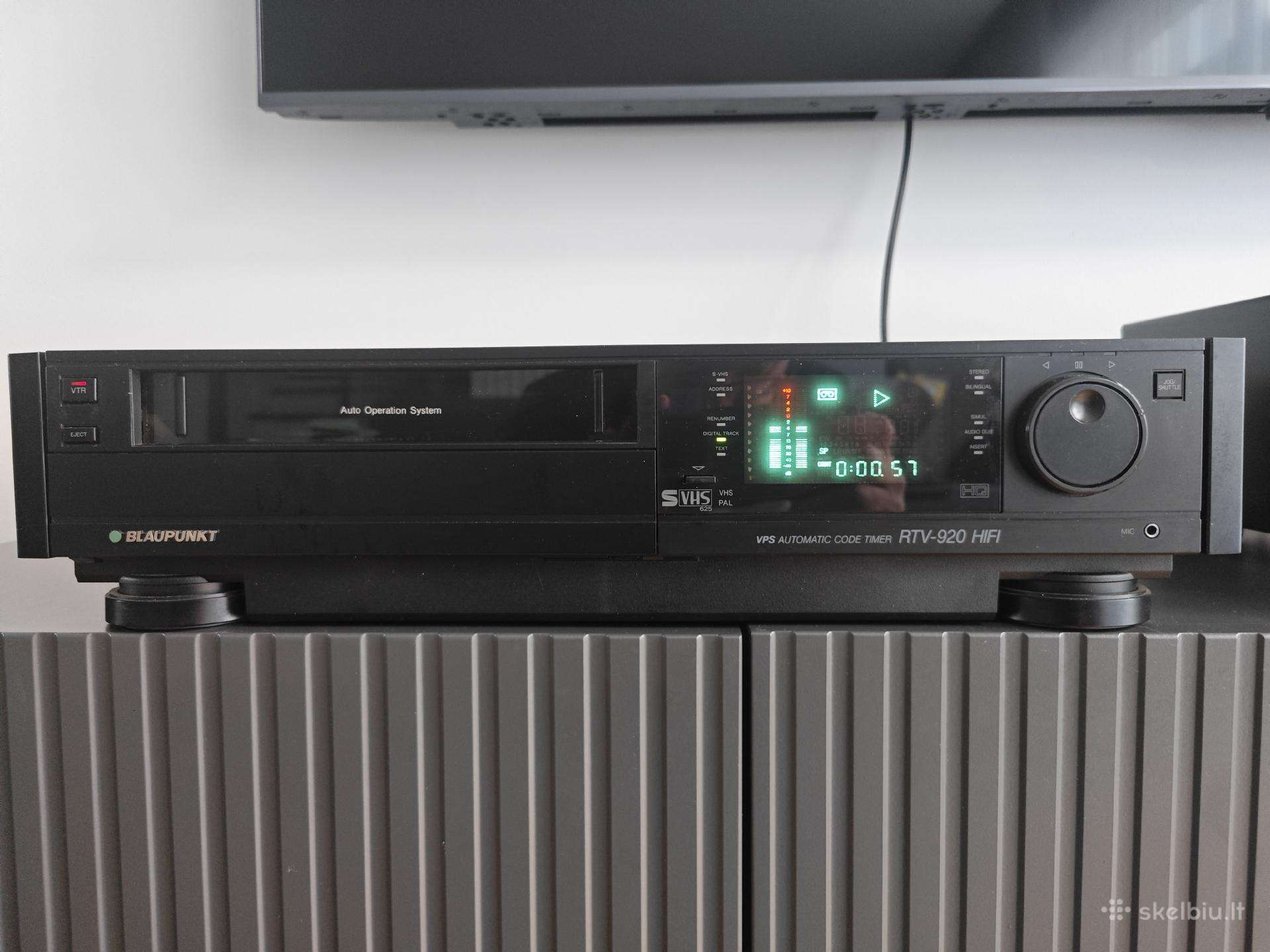 Hi End S-vhs vaizdo grotuvas Blaupunkt(panasonic)