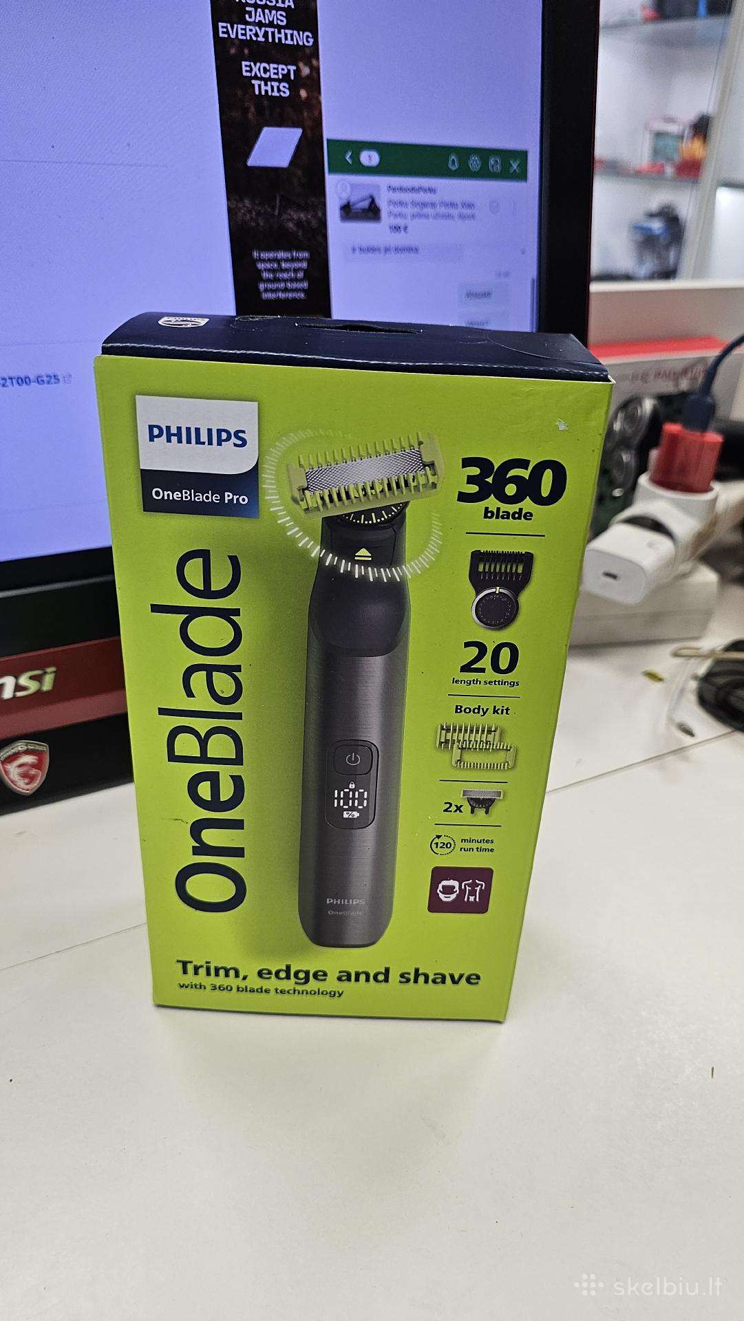 Naujas Philips Oneblade Pro Qp6552/15