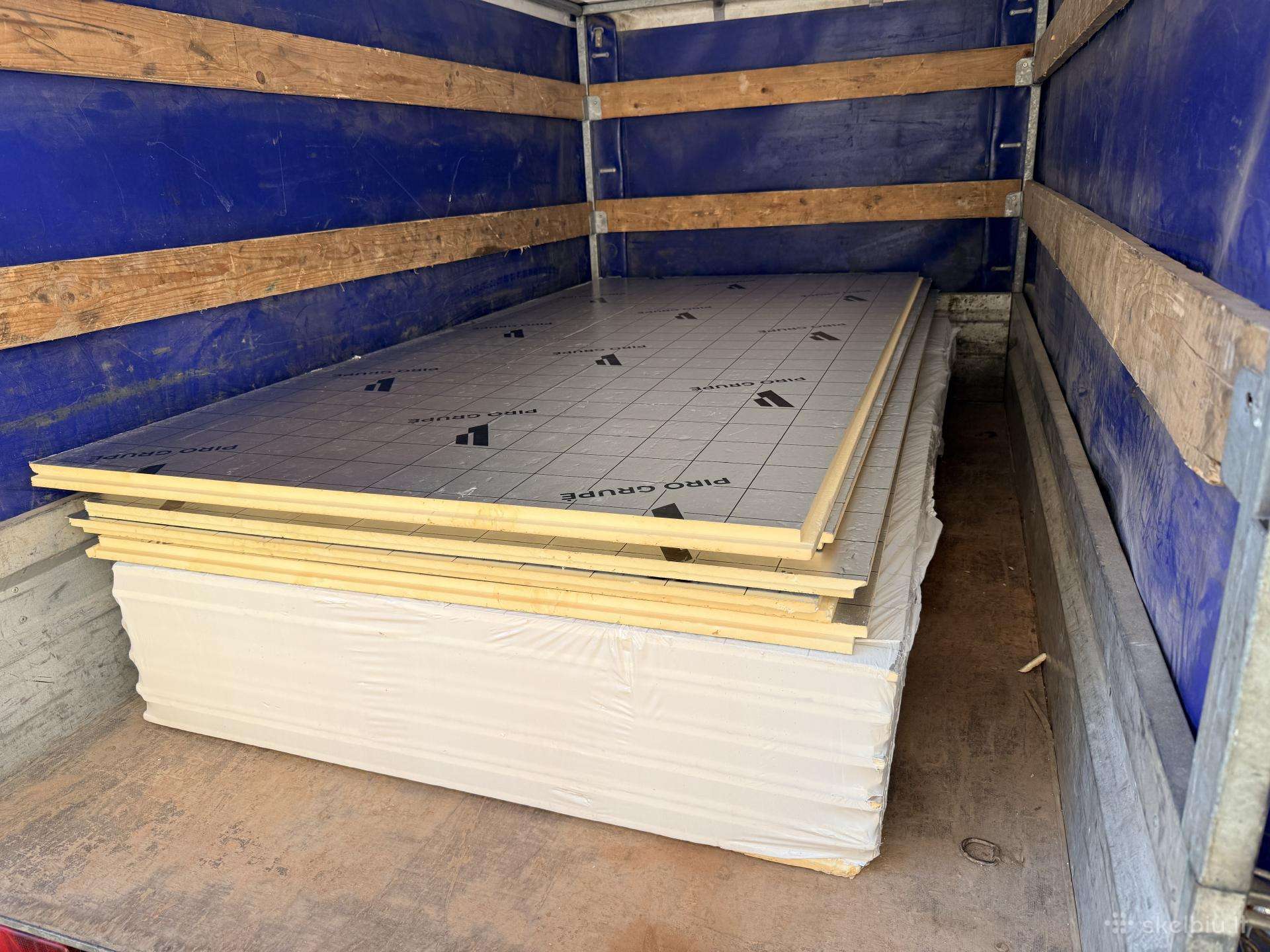 Pir plokštės 30 mm storio, 43,2 m2