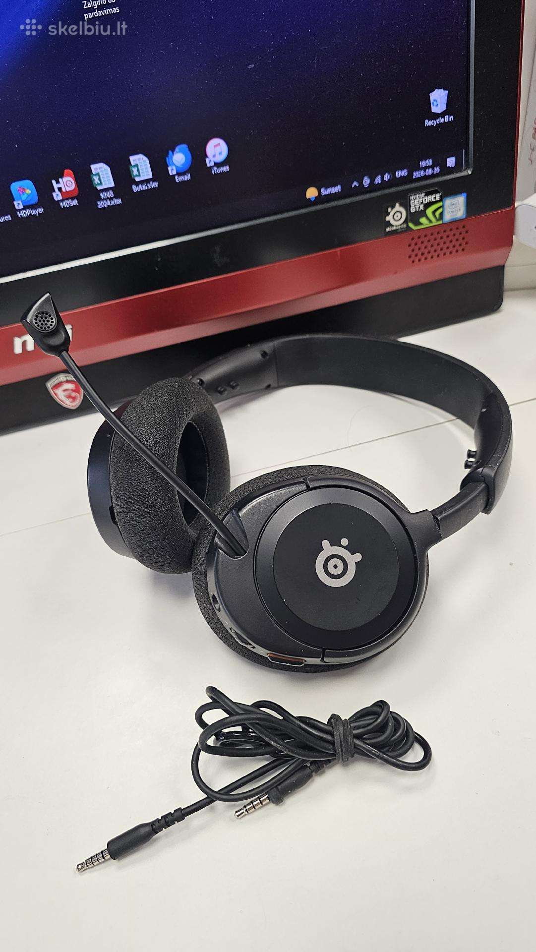 Steelseries Arctis Nova ausinės Ps5 Xbox
