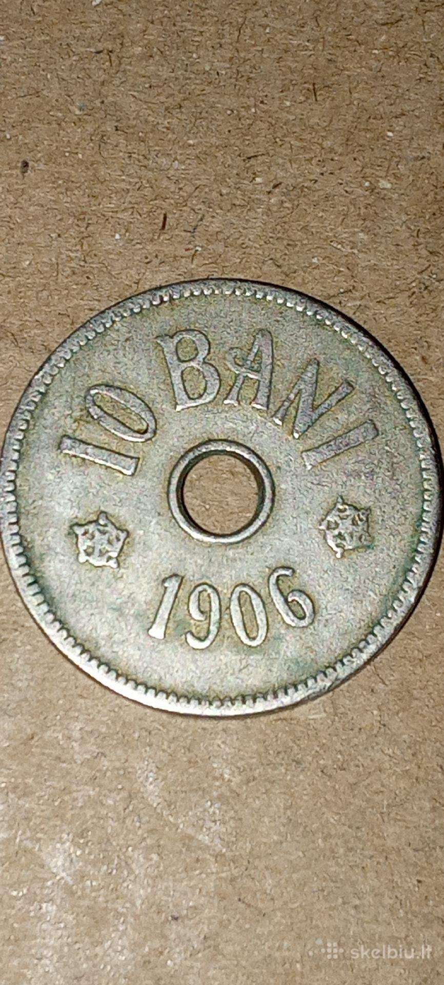 Rumunija 10 banių 1906