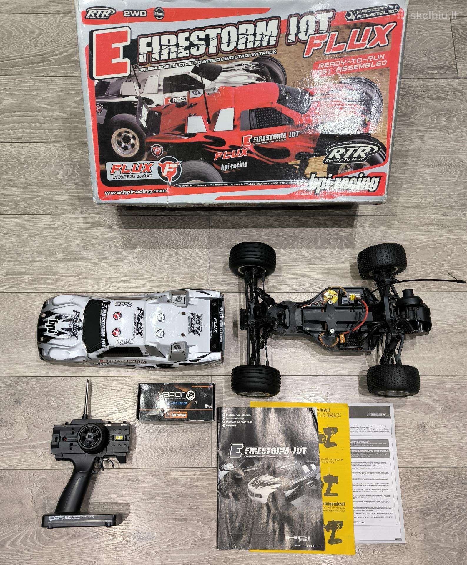 RC Hpi E-firestorm 10t & Himoto Rally X, Flux