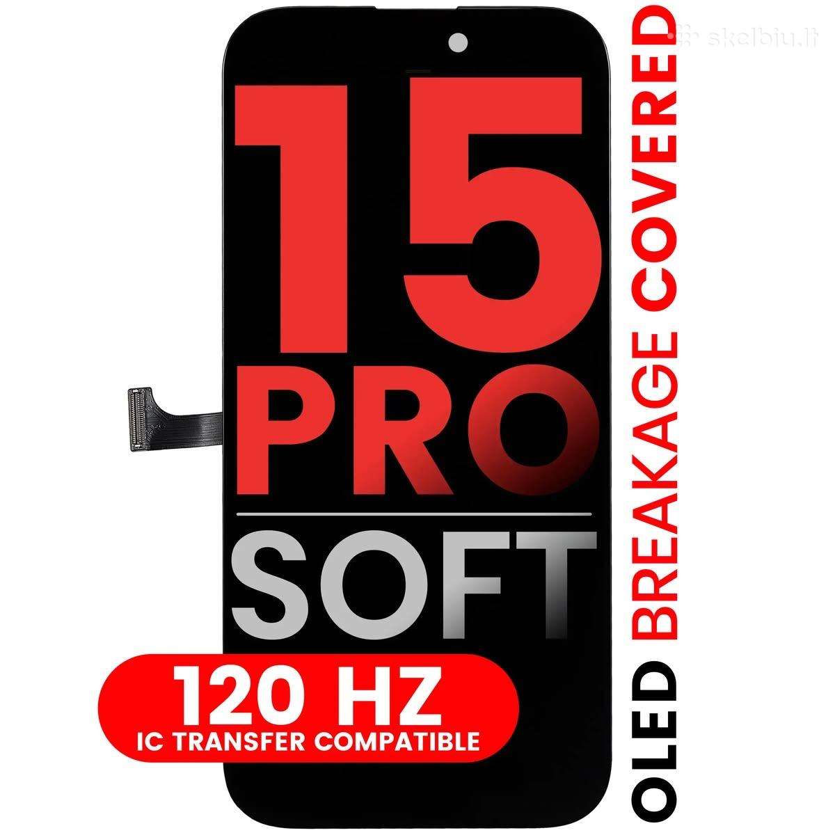 iPhone 15 pro ekranas