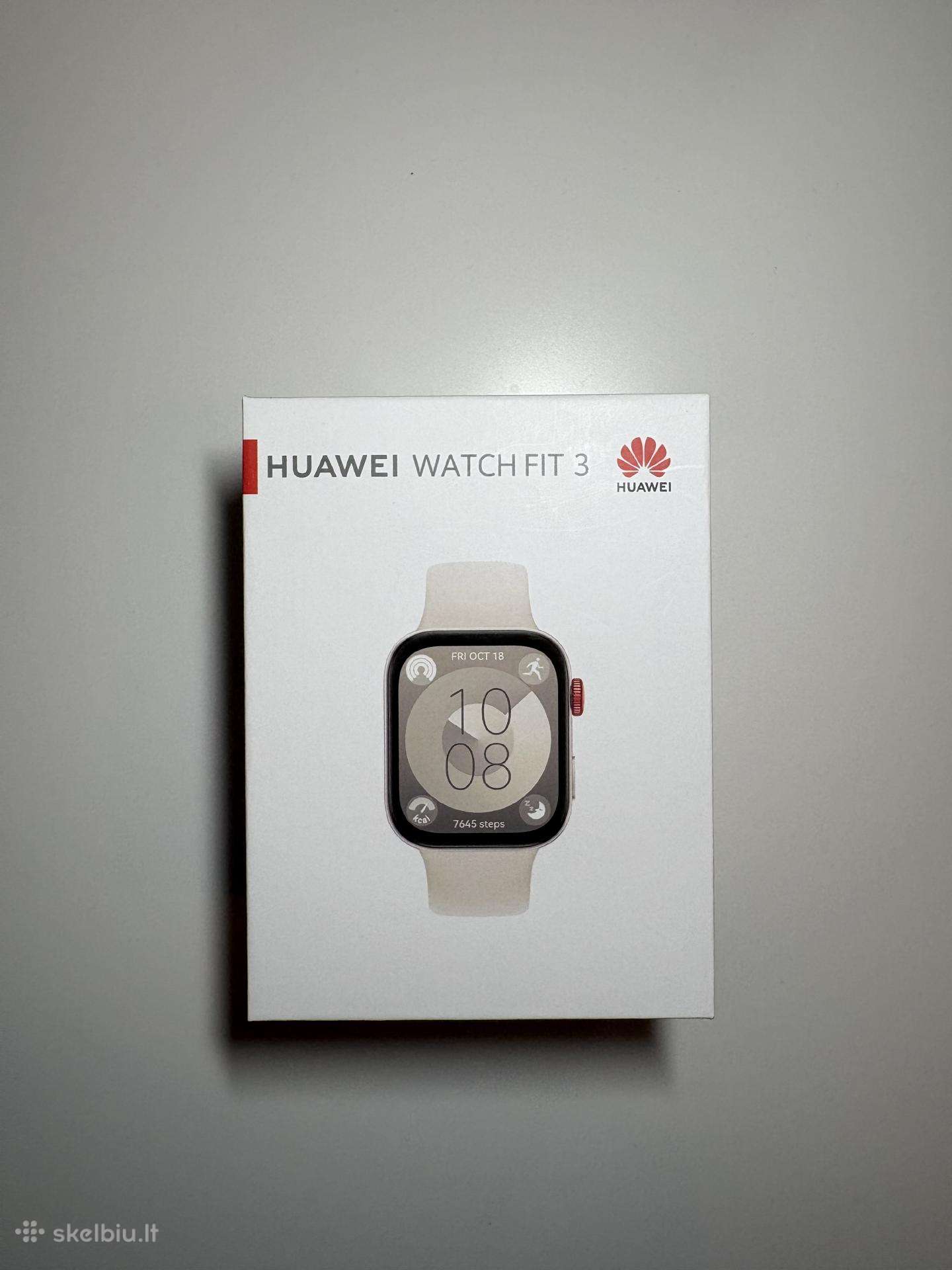 Huawei Watch Fit 3 43mm – kaip naujas, garantija