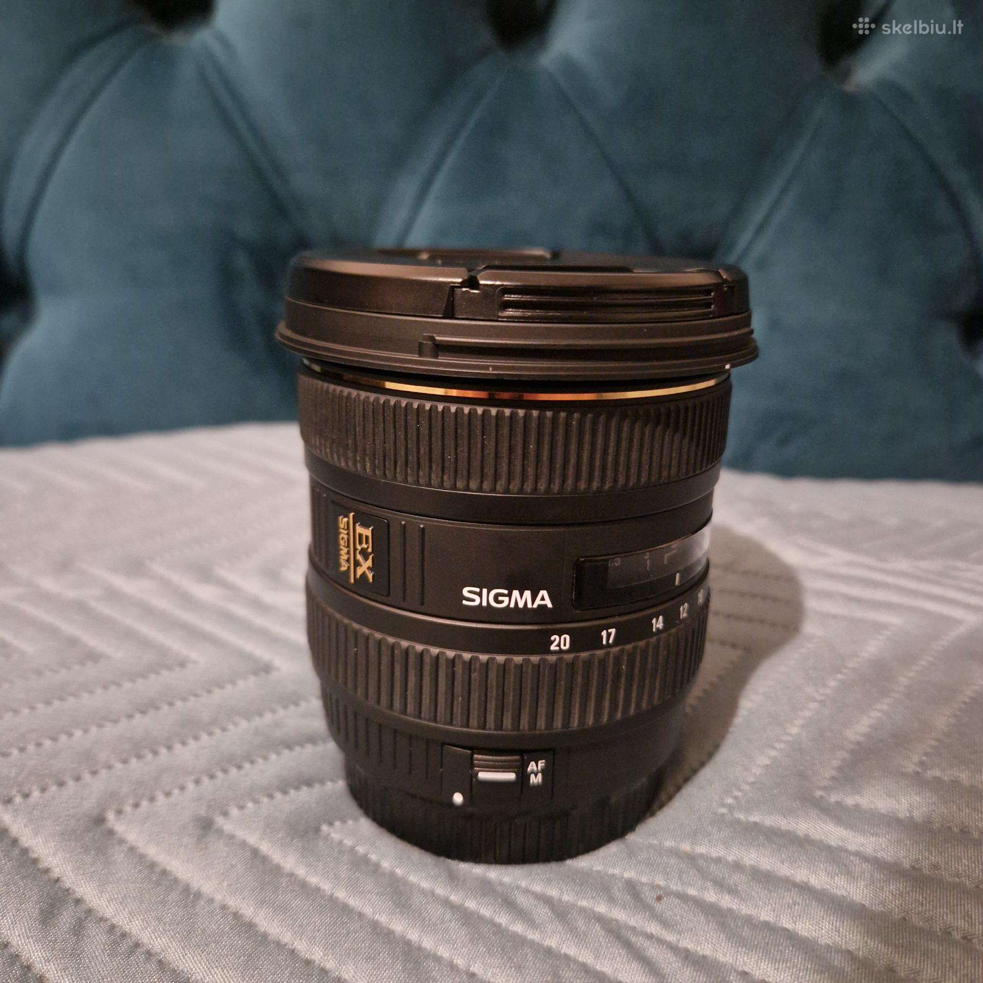 Sigma 10–20mm F4–5.6 Ex Dc objektyvas– puiki būklė