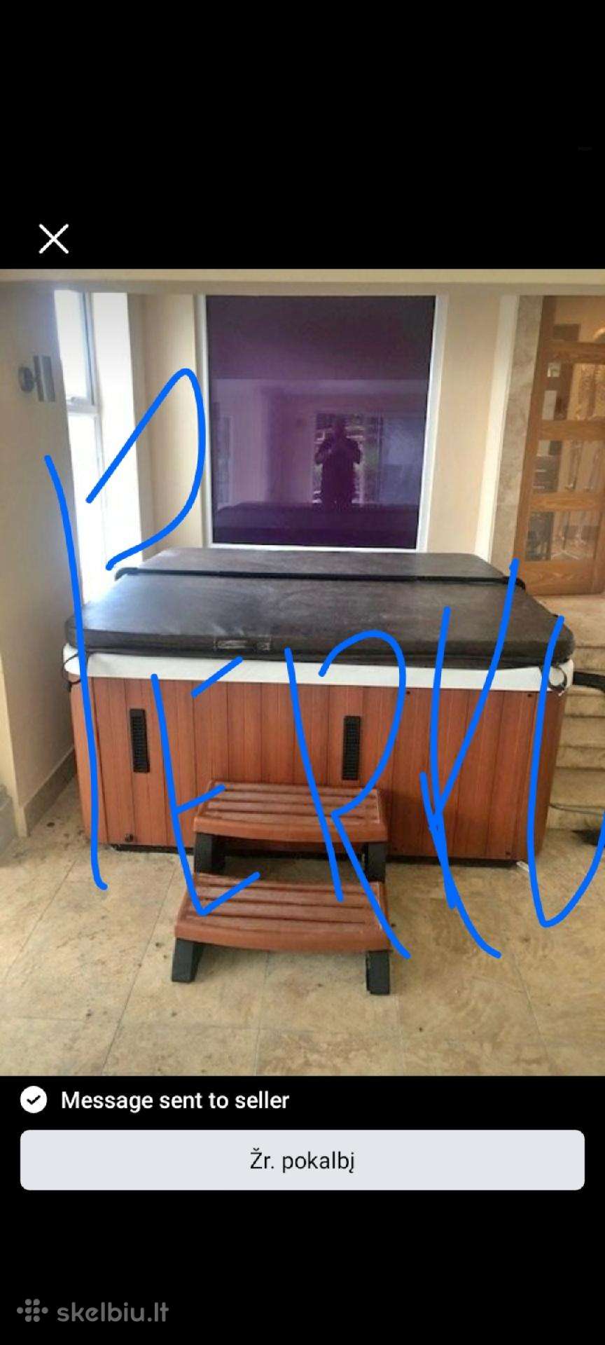 Perku jacuzzi lauko masazines vonias