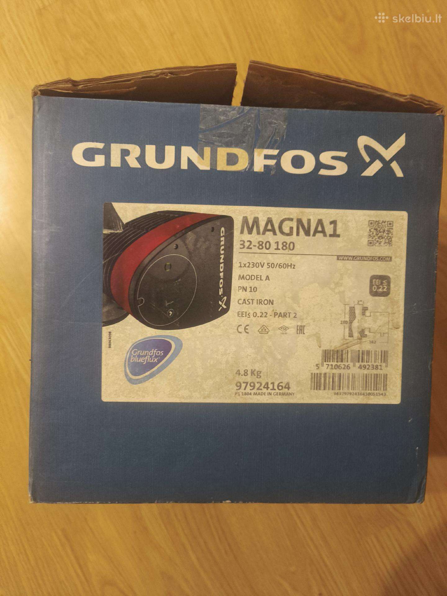 Cirkuliacinis siurblys Grundfos Magna1