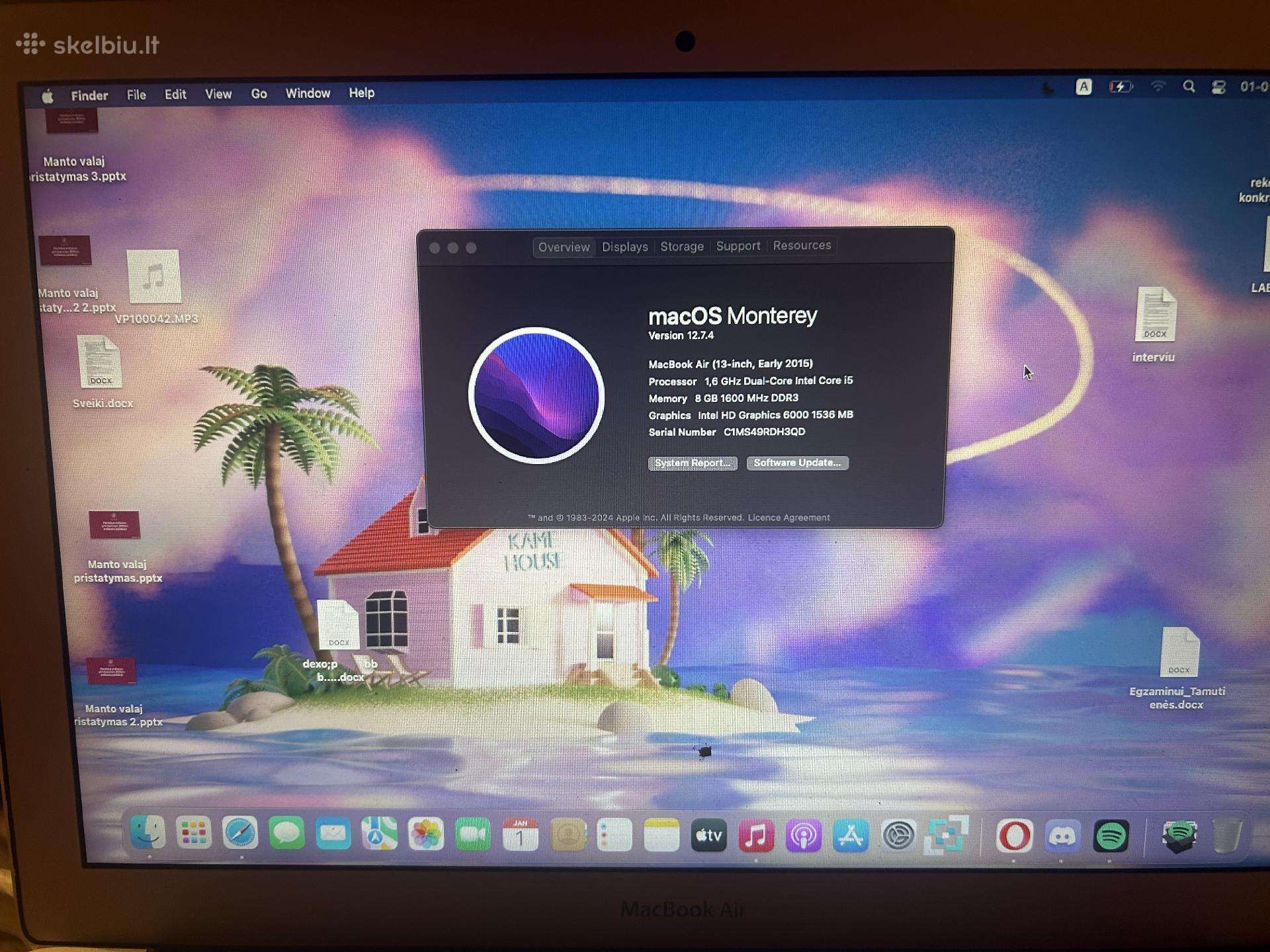 Parduodu MacBook air 2015 inch 13