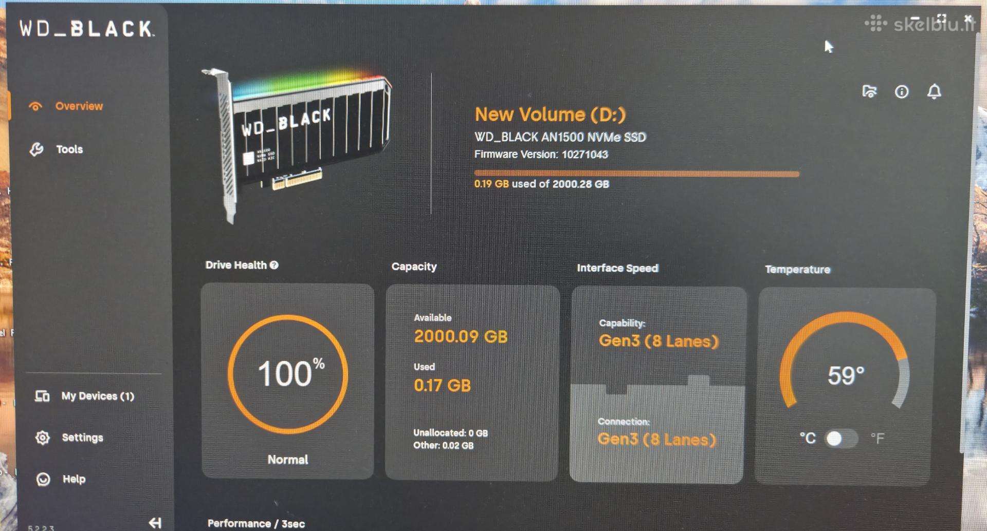 Wd Black An1500 2tb Nvme SSD Raid Pcie