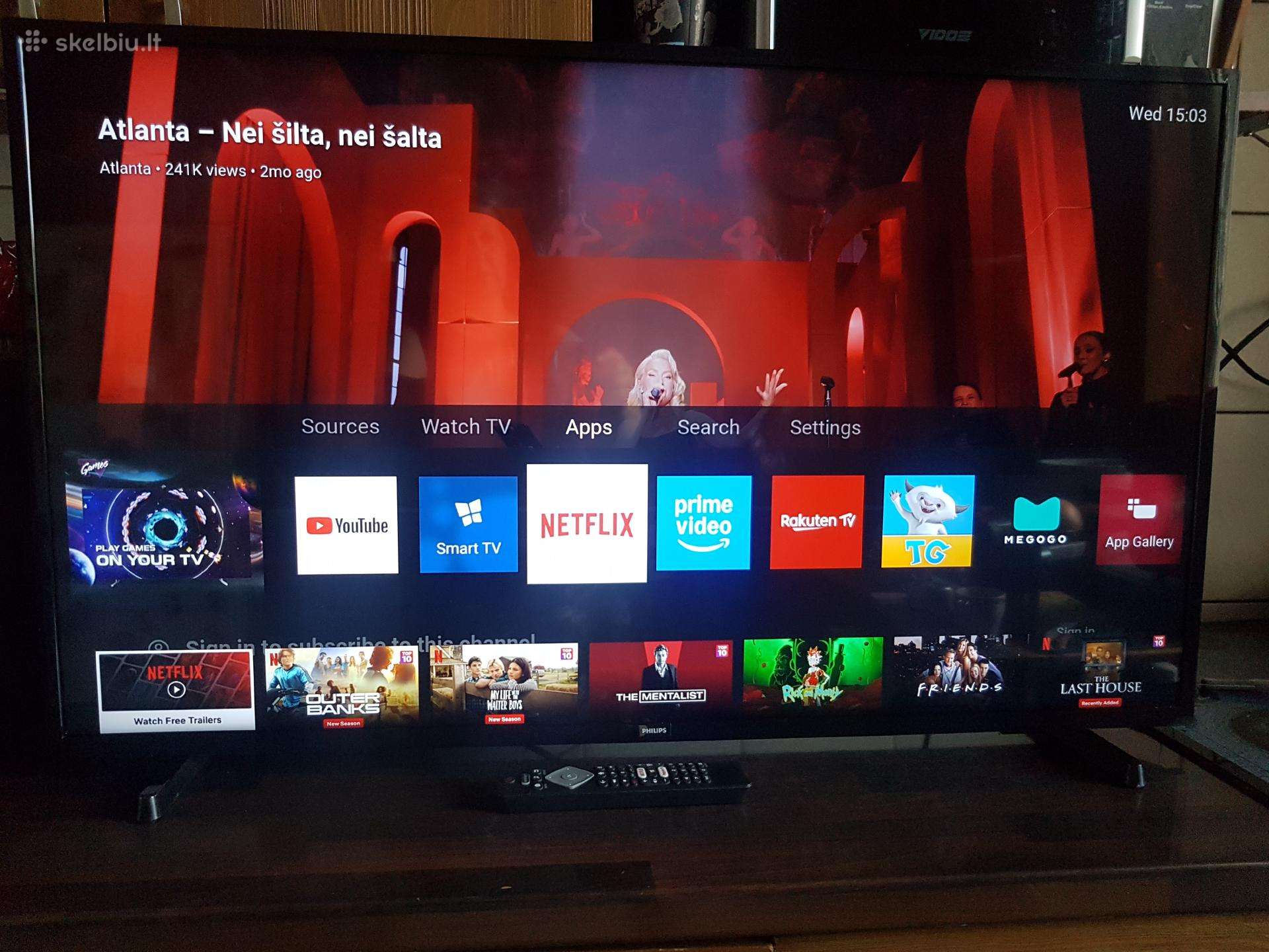 Philips 43pus6504/12 išmanusis televizorius