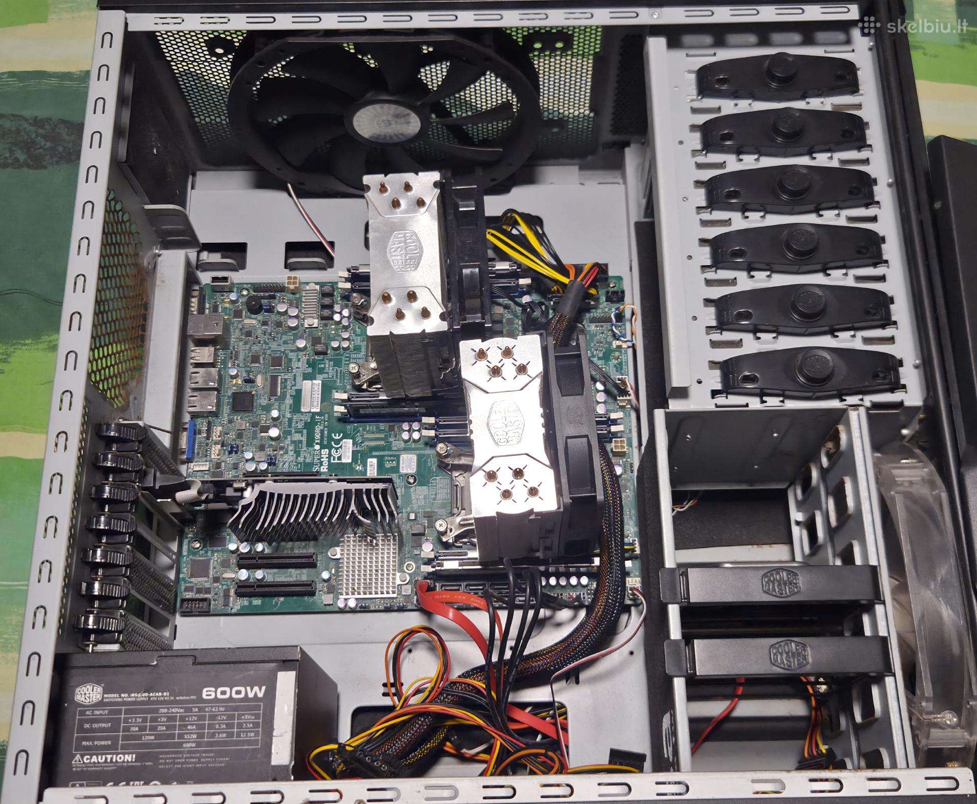 X9drd-if+ 2xe5-2690v2 + 104 GB RAM Ddr3 Ecc