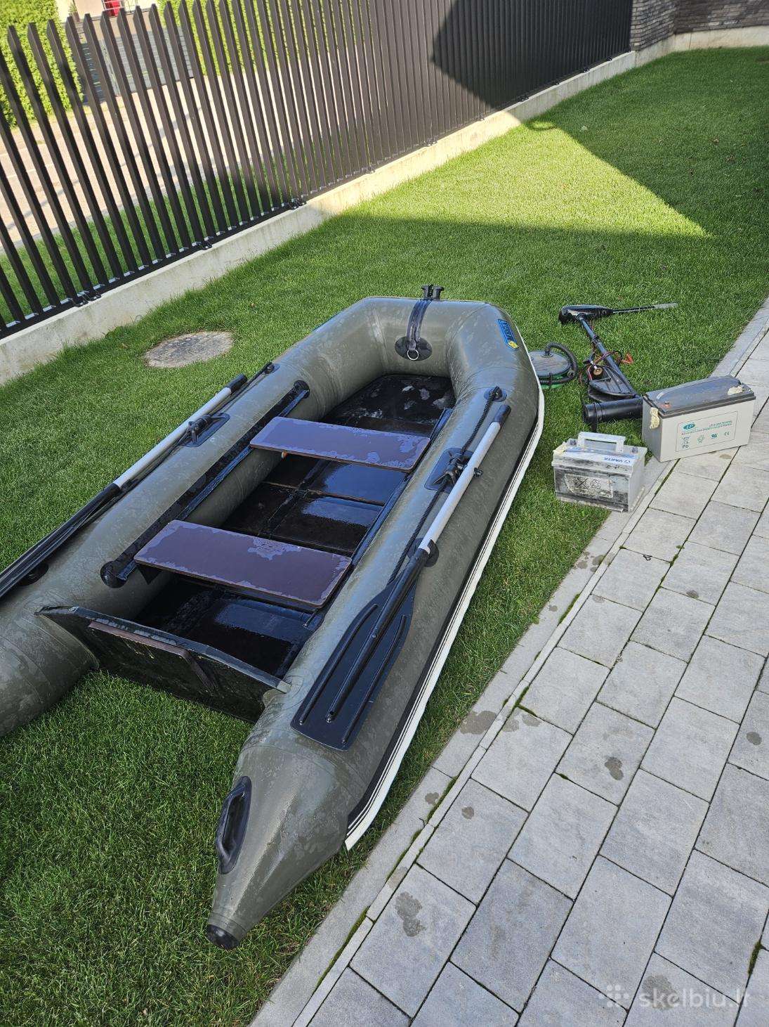 Pripučiama valtis Omega260m su elektriniu varikliu