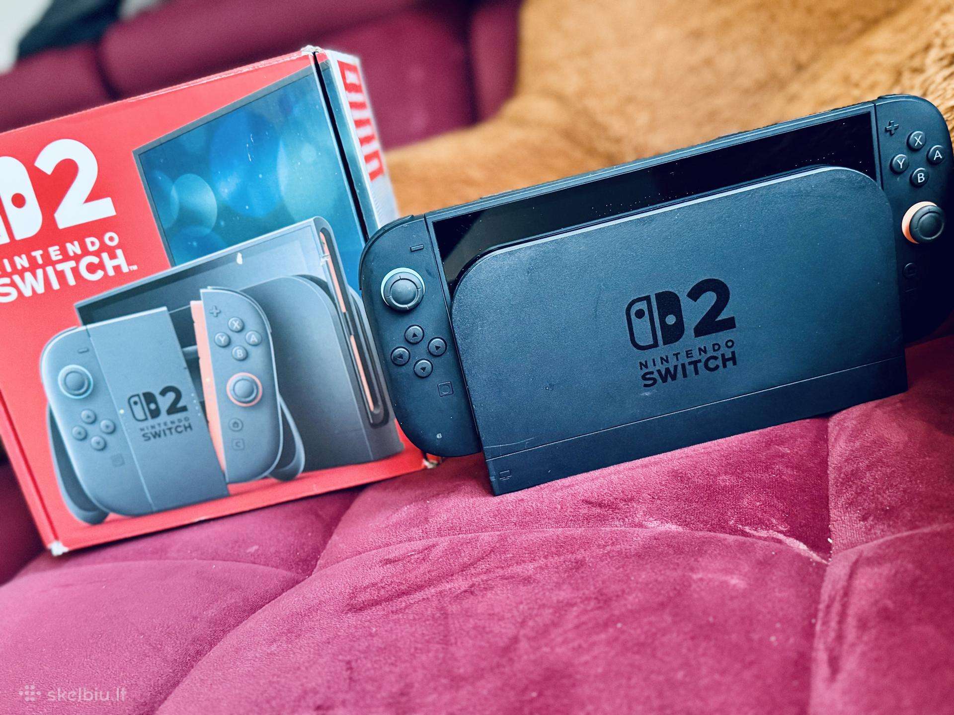 Parduodu Nintendo switch 2 ir dovanų 2 žaidimai