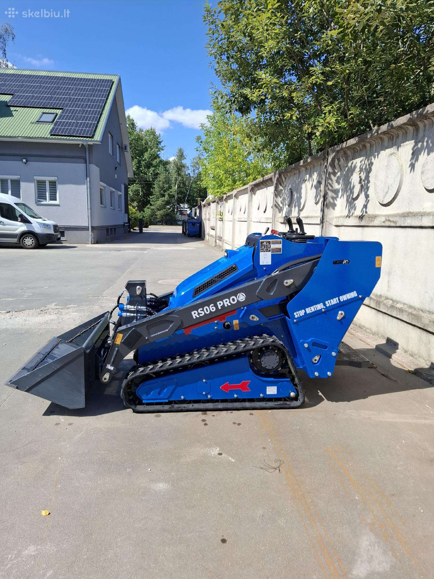 Šakų smulkintuvo, krautuvo, ekskavatoriaus nuoma