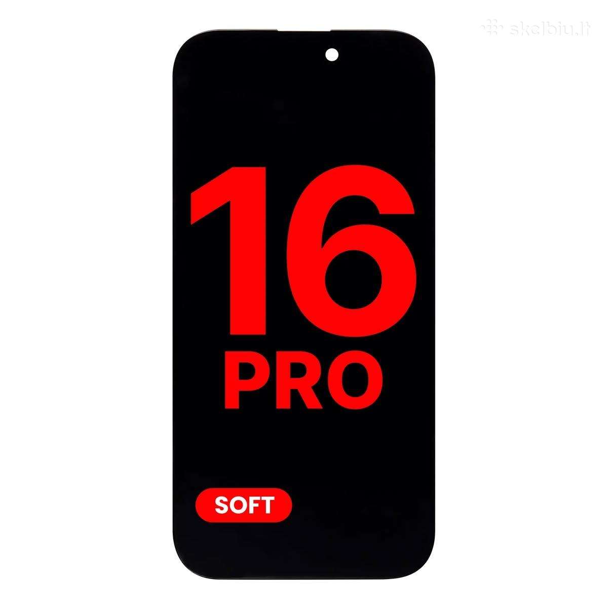 Apple iPhone 16 Pro, 16 Pro Max ekranas