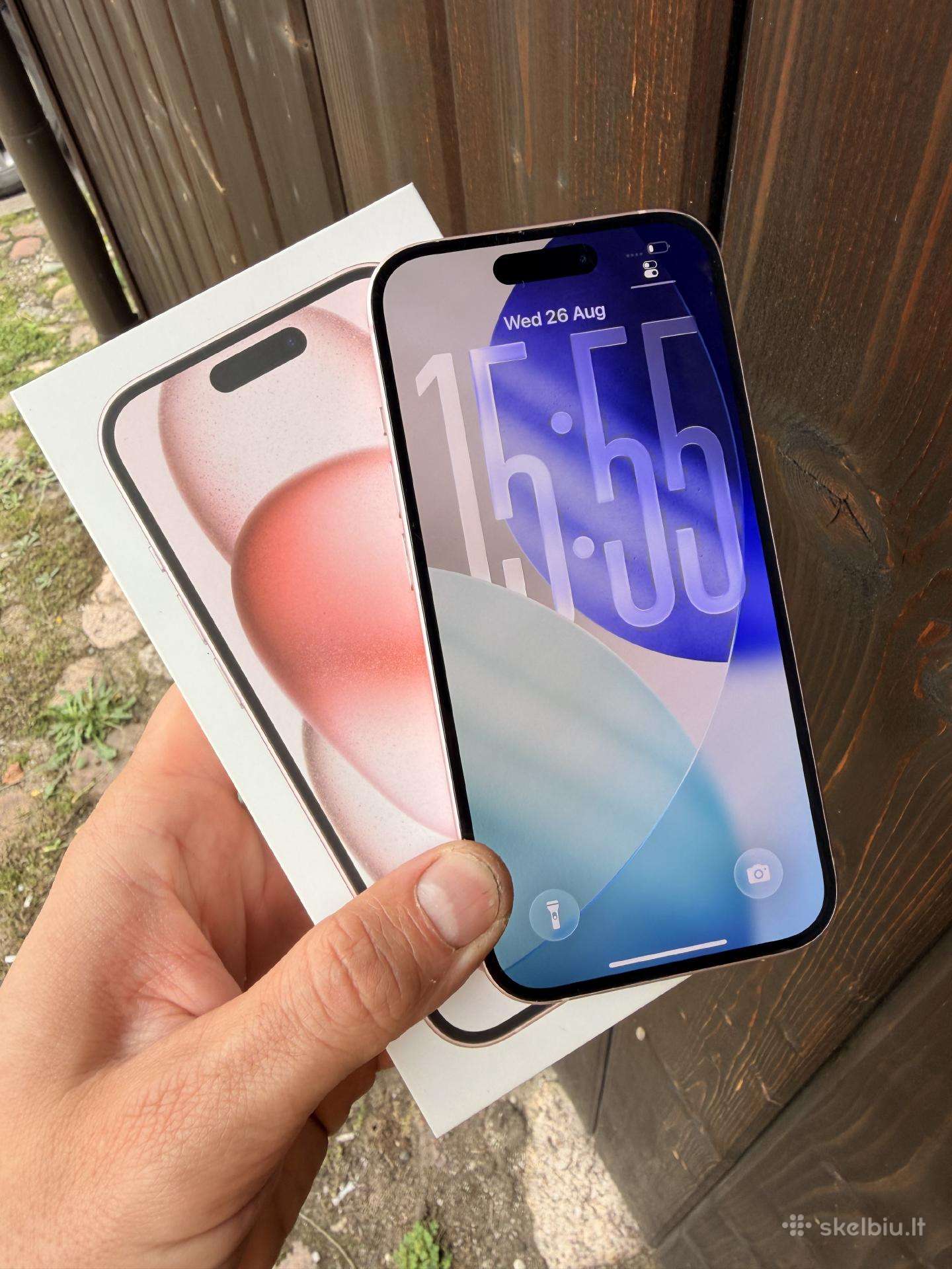 iPhone 15 128 Nauja Baterija 100%
