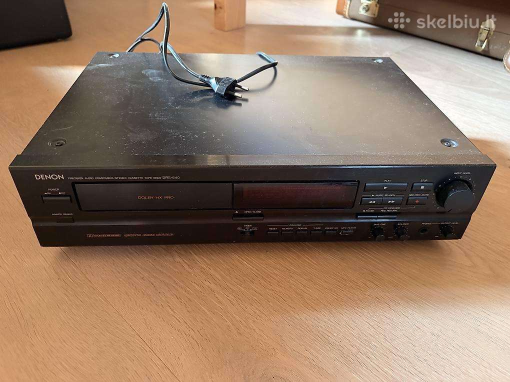 Denon drs 640 cassette deck kaseciu grotuvus