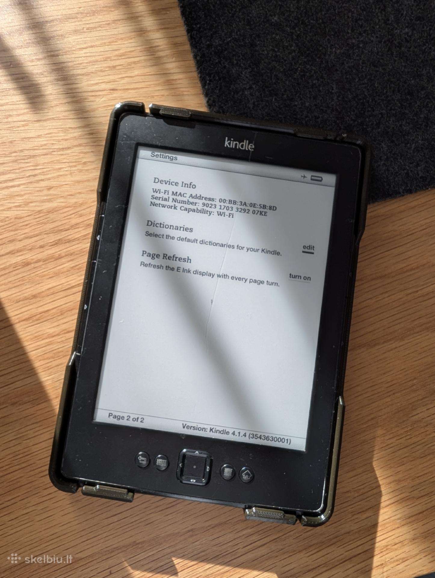 Amazon kindle skaitykle