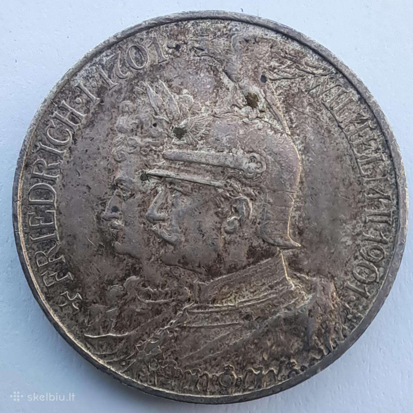 1901 Prūsija 2 markės