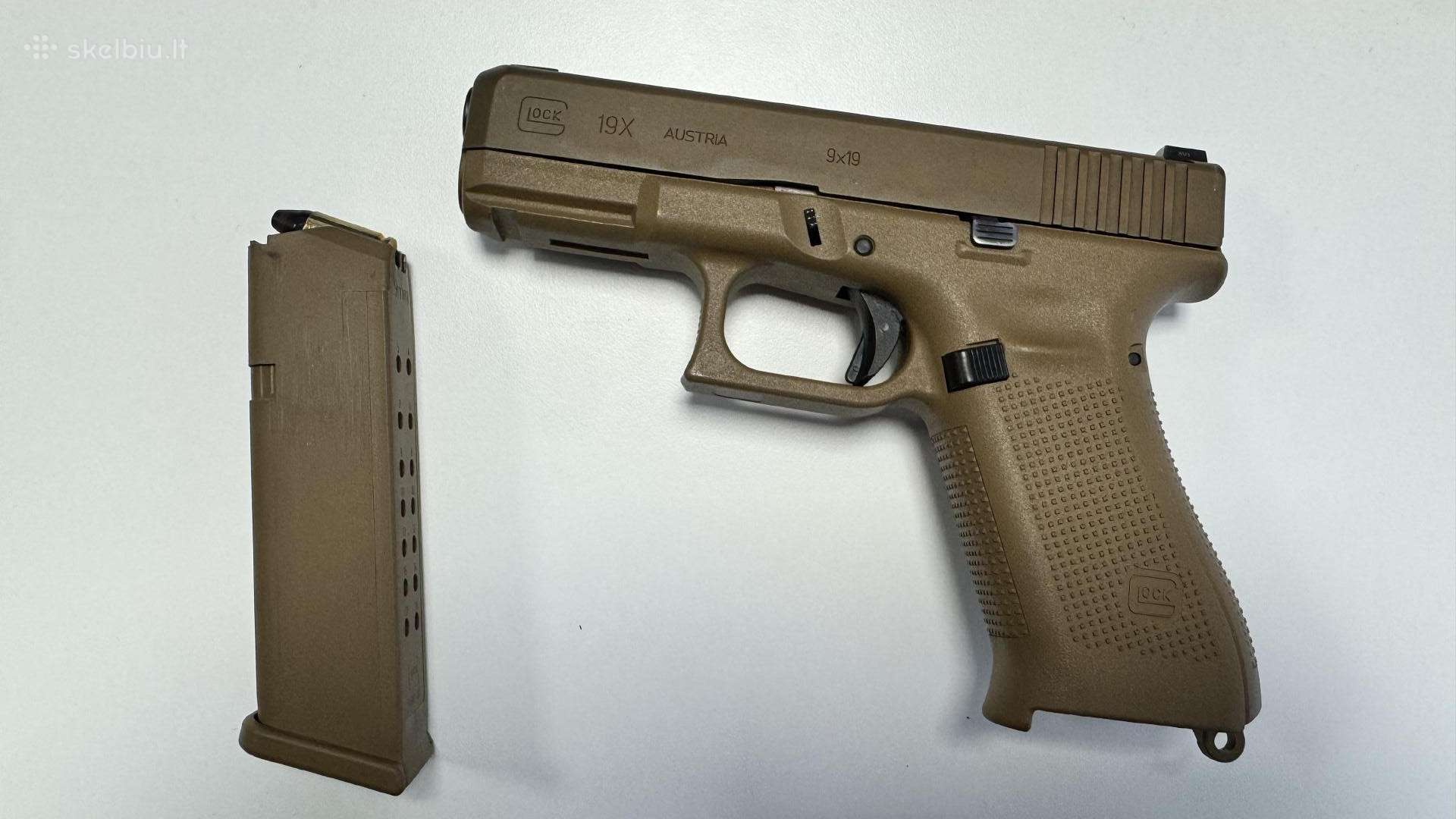 Pistoletas Glock 19x coyote 9x19