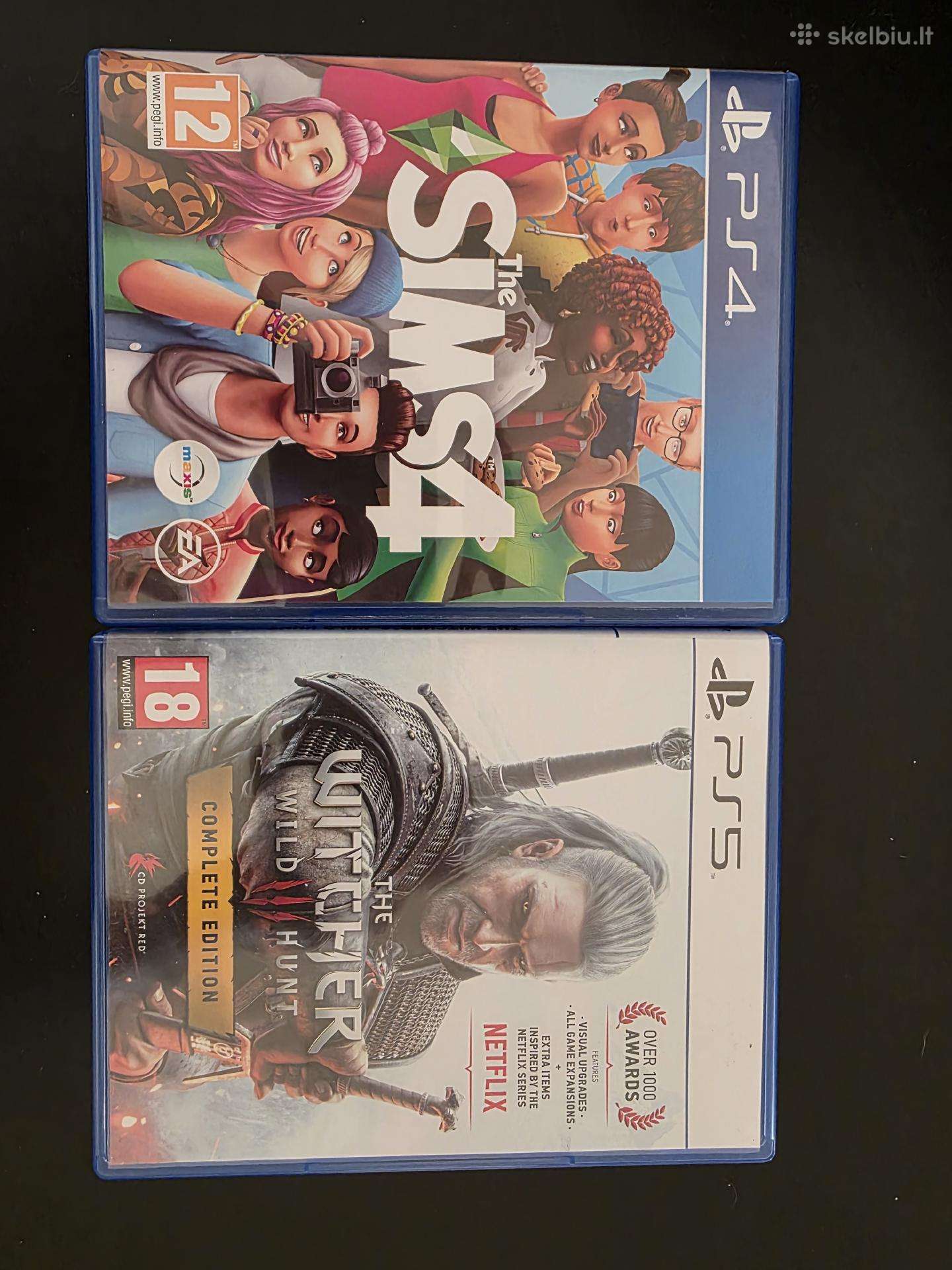 Ps5 žaidimai Witcher 3 Sims4
