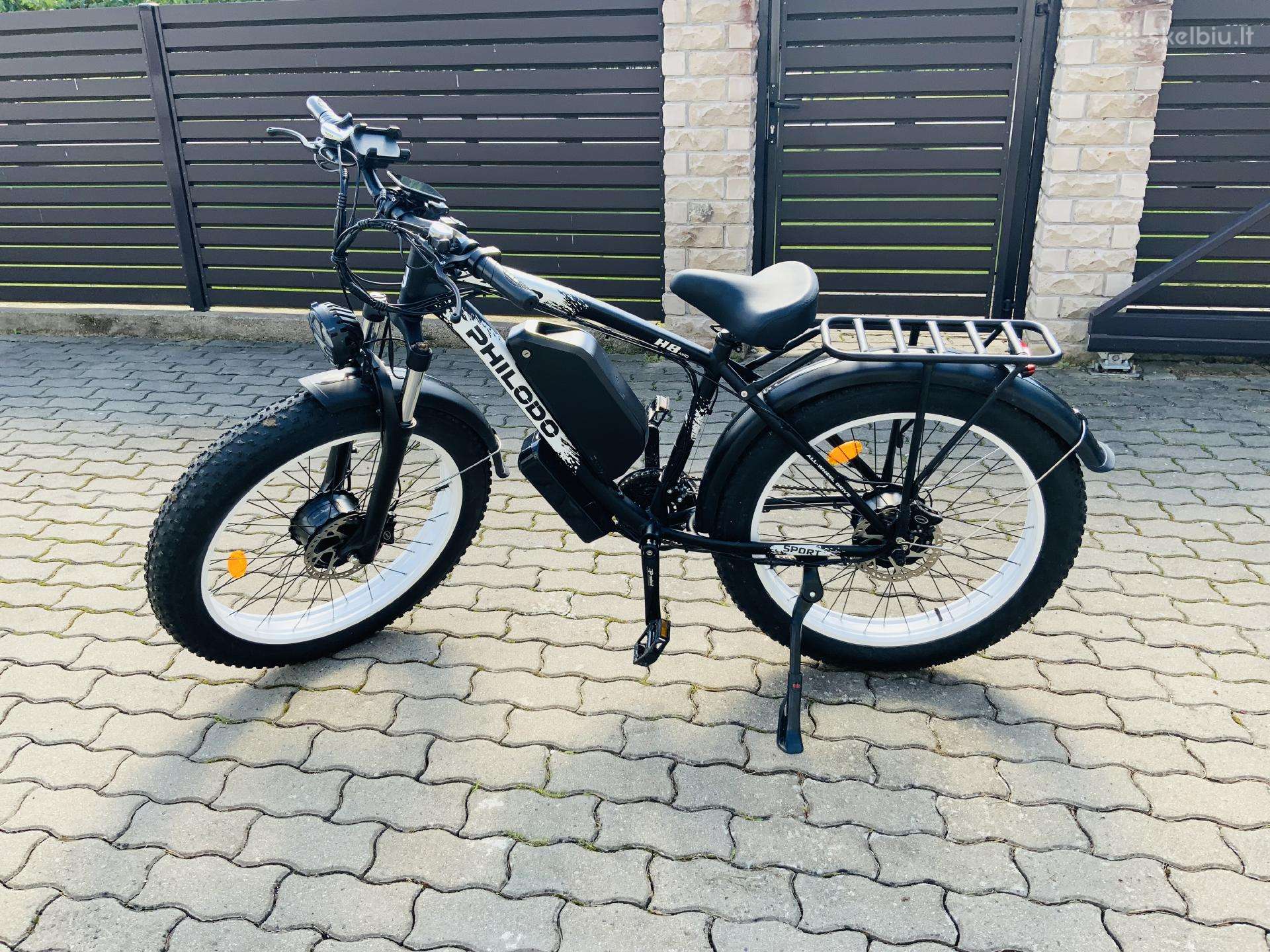 Parduodamas elektrinis dviratis 2*1500w, 48v