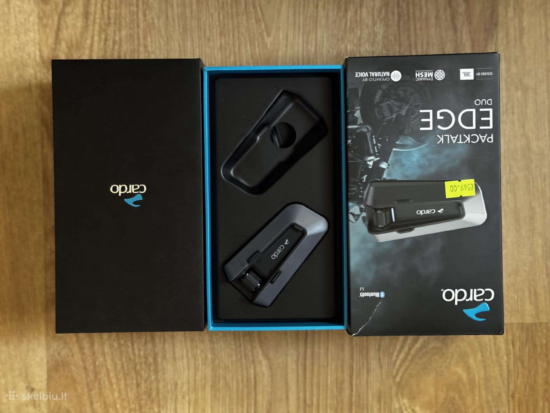 Nedaug naudota Cardo Packtalk Edge įranga