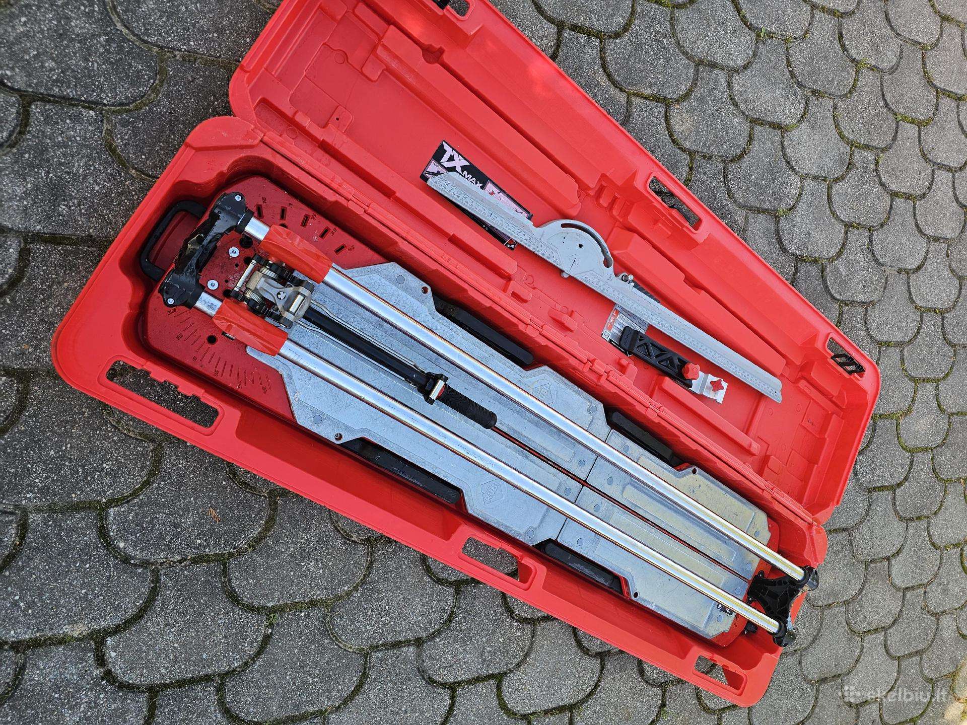 Rubi Tx-1250 Max Plytelių Pjaustyklė su dėžę.