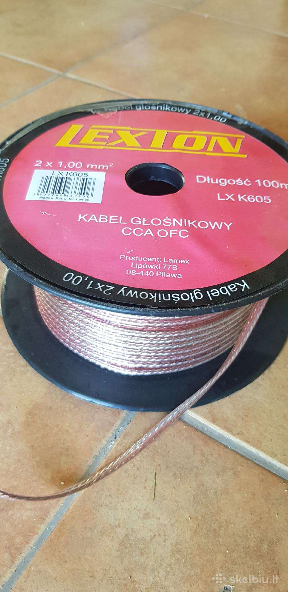 Kabelis garso kolonėlėms (akustinis)