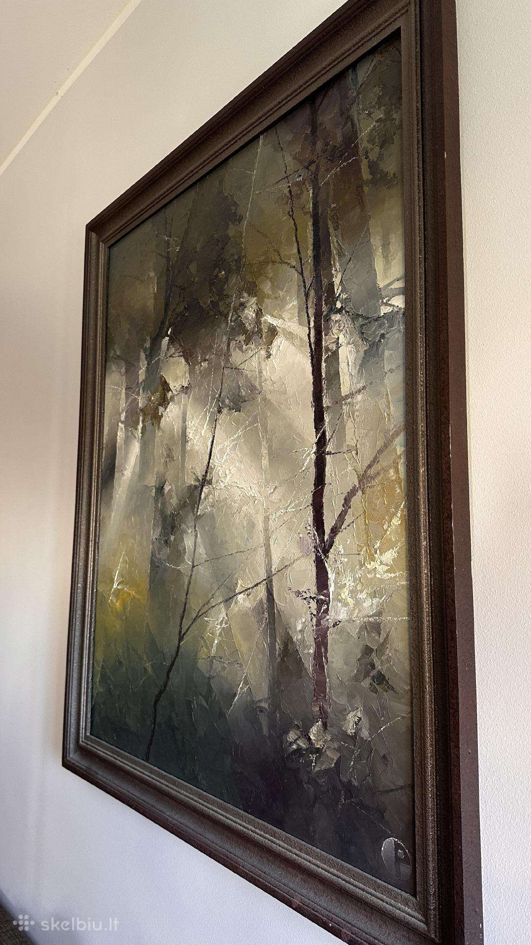 Petro Lukošiaus paveikslas "Miškas", 100x80