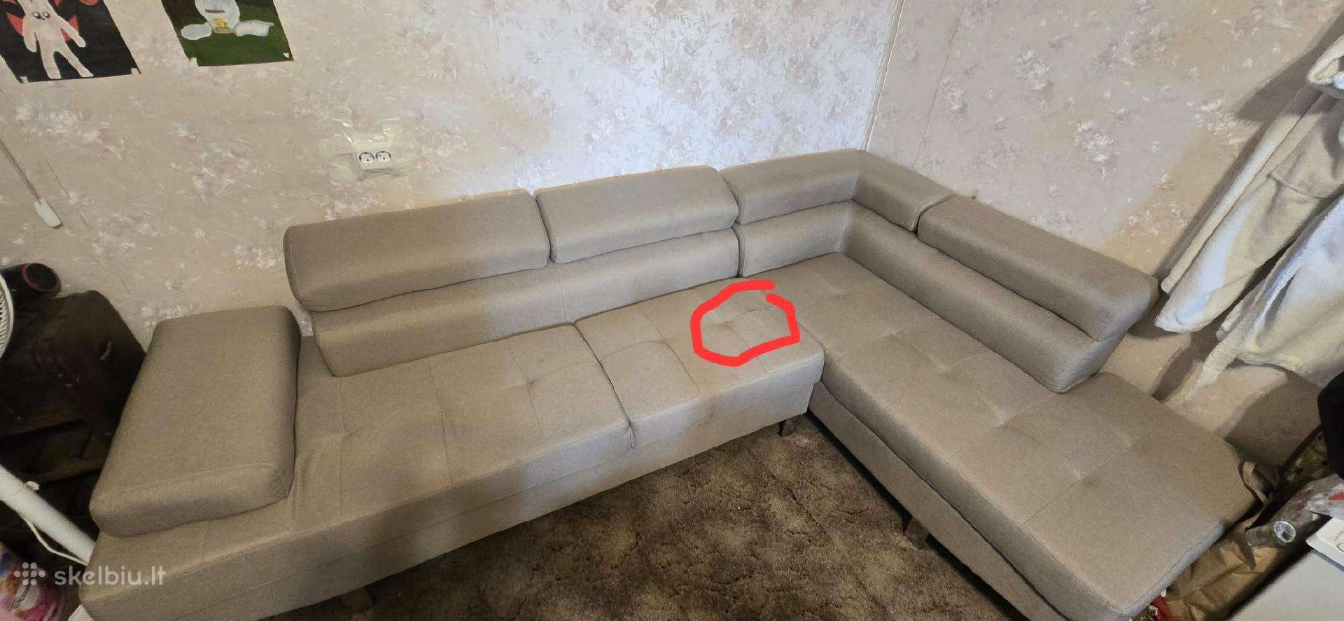Parduodu mažai naudota kampą