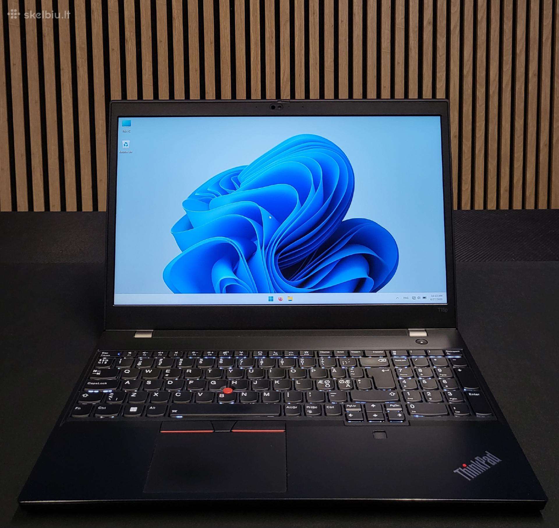 Lenovo T15p / i7 10750h / 16 GB / Nvme / G T. X.