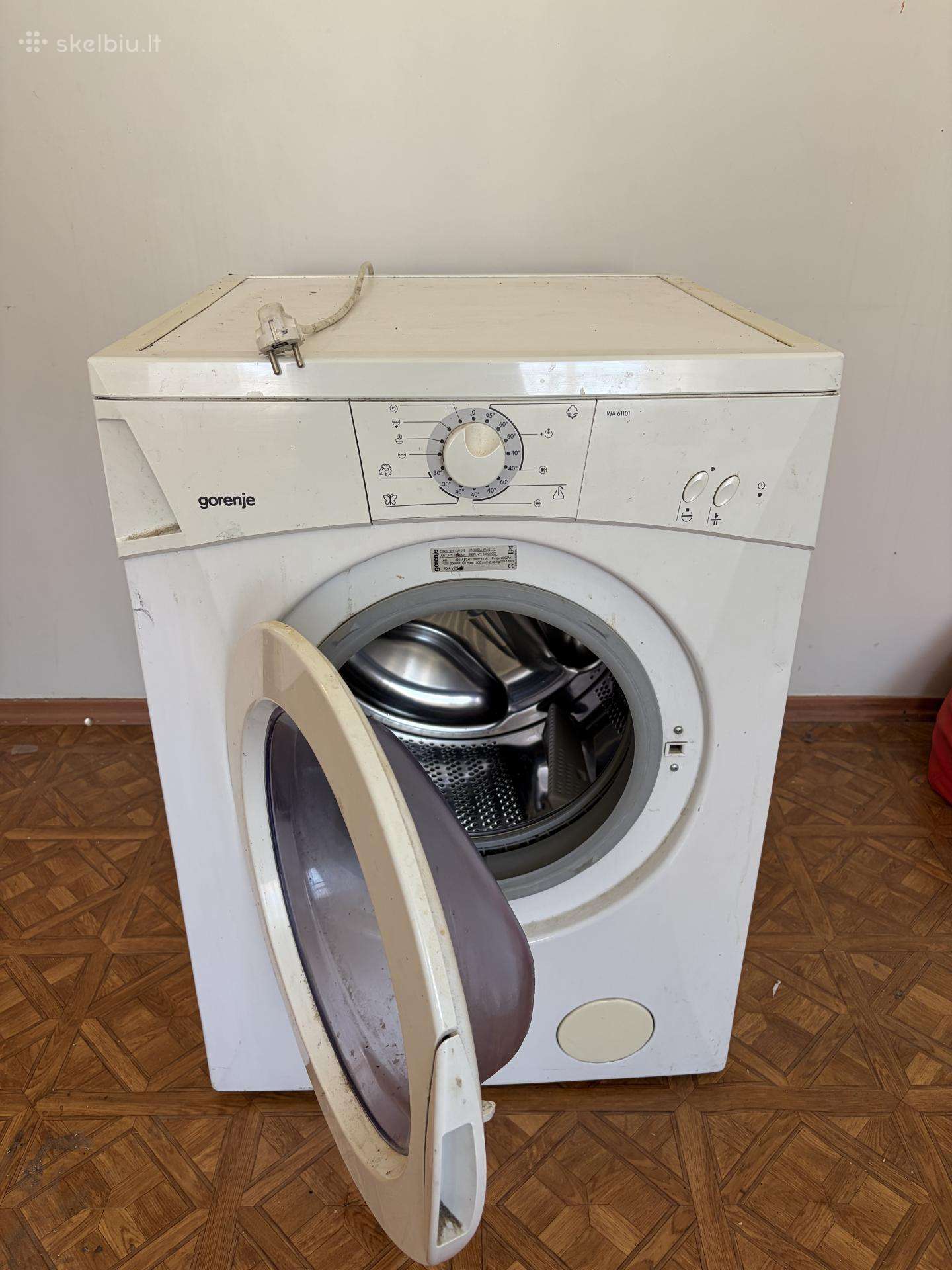Veikianti skalbimo mašina Gorenje