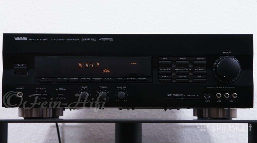 Hi-fi stiprintuvai-resyveriai Yamaha.