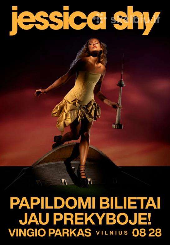 Parduodu du bilietus į jessica shy koncertą